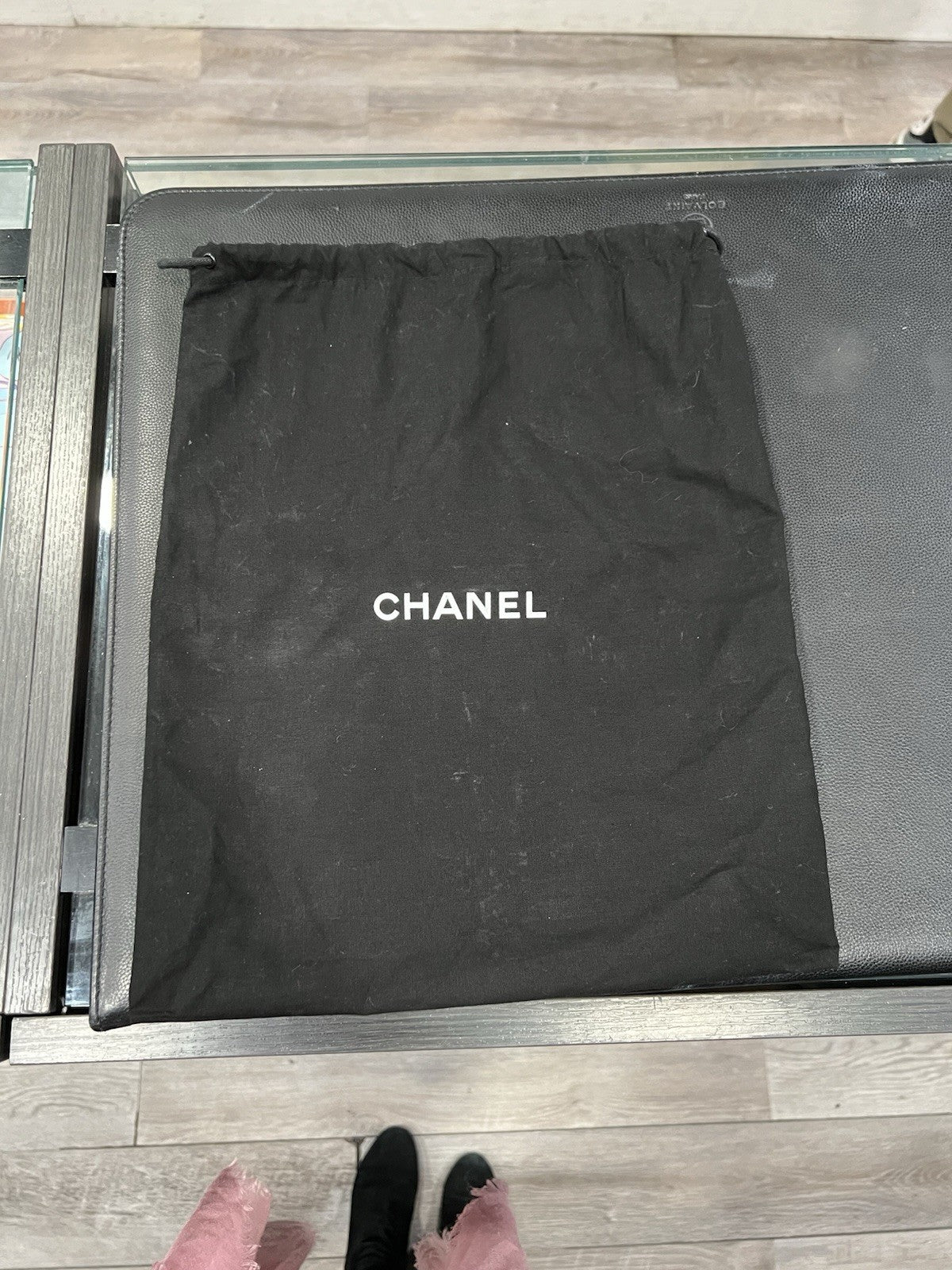 Chanel Small 2.55 Reissue Flap Hanger Bag W/Duster & Authenticity