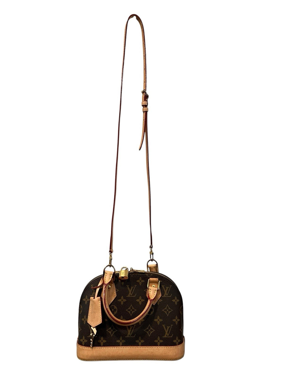 Louis Vuitton Monogram Alma BB W/Box Duster & Authenticity