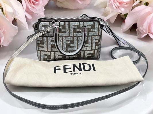 Fendi Mini By The Way Icons Bag Tags & Duster NWOT