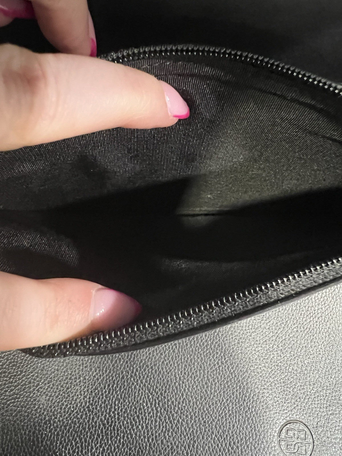 Chanel Black Quilted Patent Leather Brilliant Wallet On Chain Crossbody