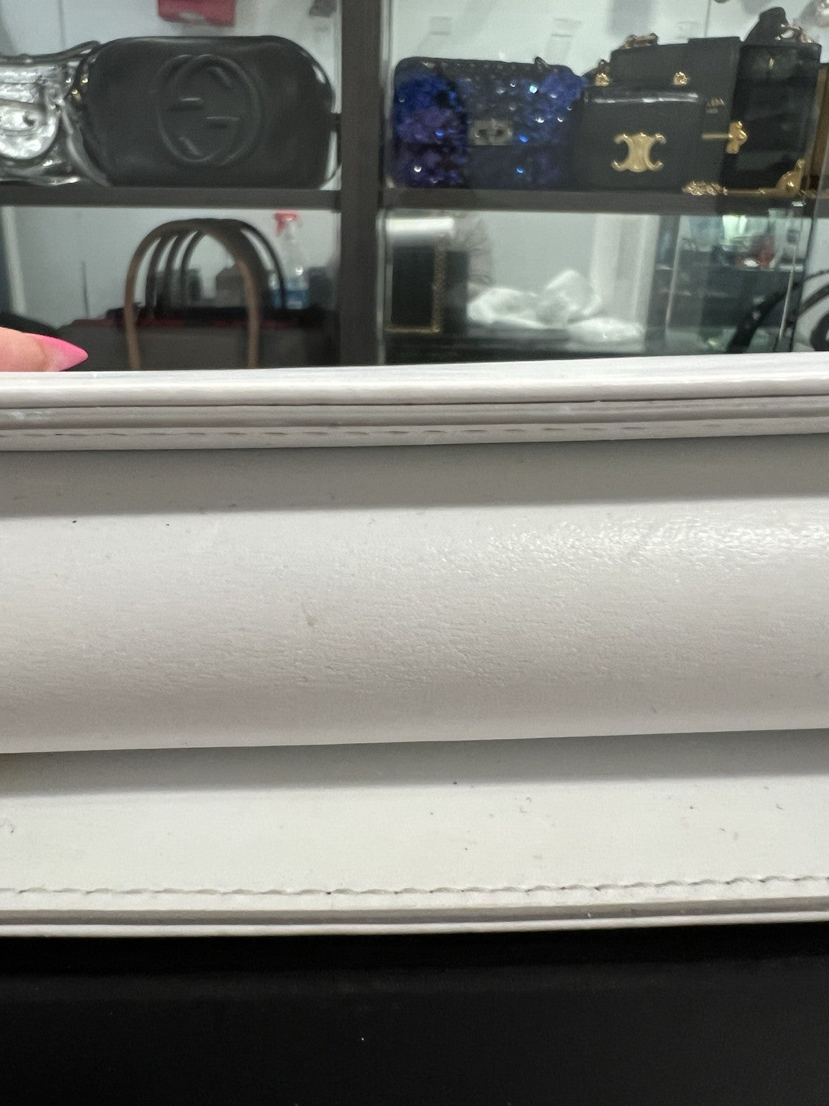 Dolce & Gabbana Mini White Borocco Girls Phone Bag Box & Duster