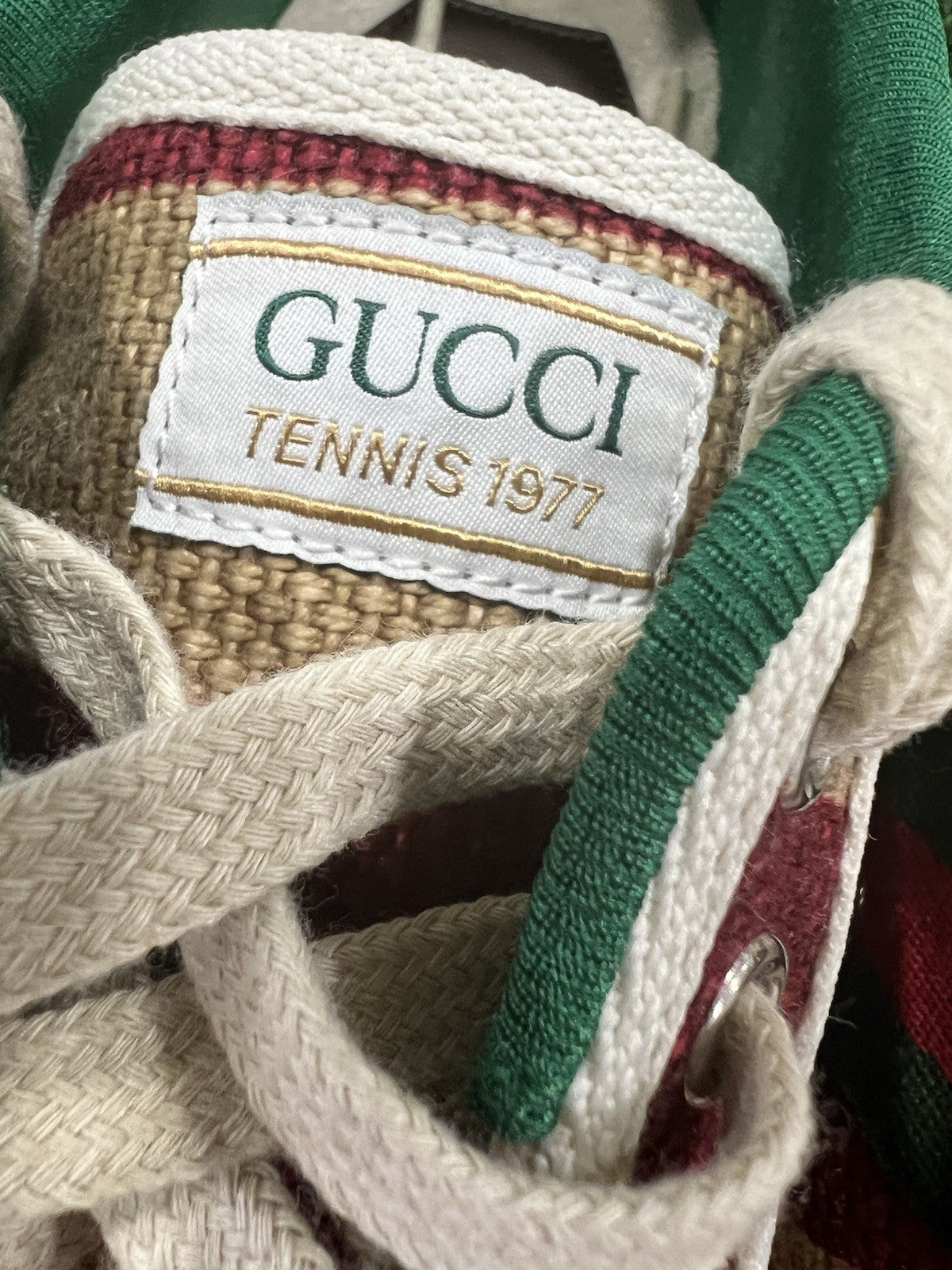 Gucci 1977 LTD Edition Tennis Sneakers Size 37.5/US7.5