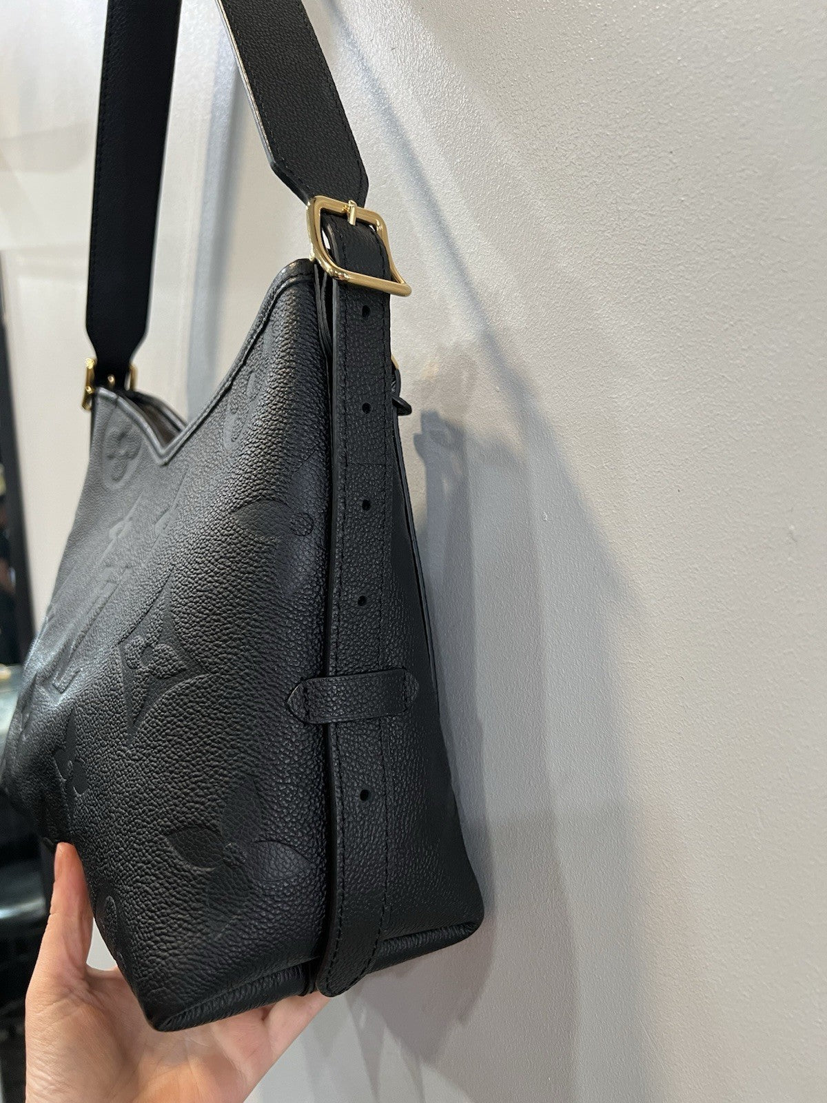 Louis Vuitton CarryAll PM Noir Empriente W/ Box Duster Certificate Retail $3350