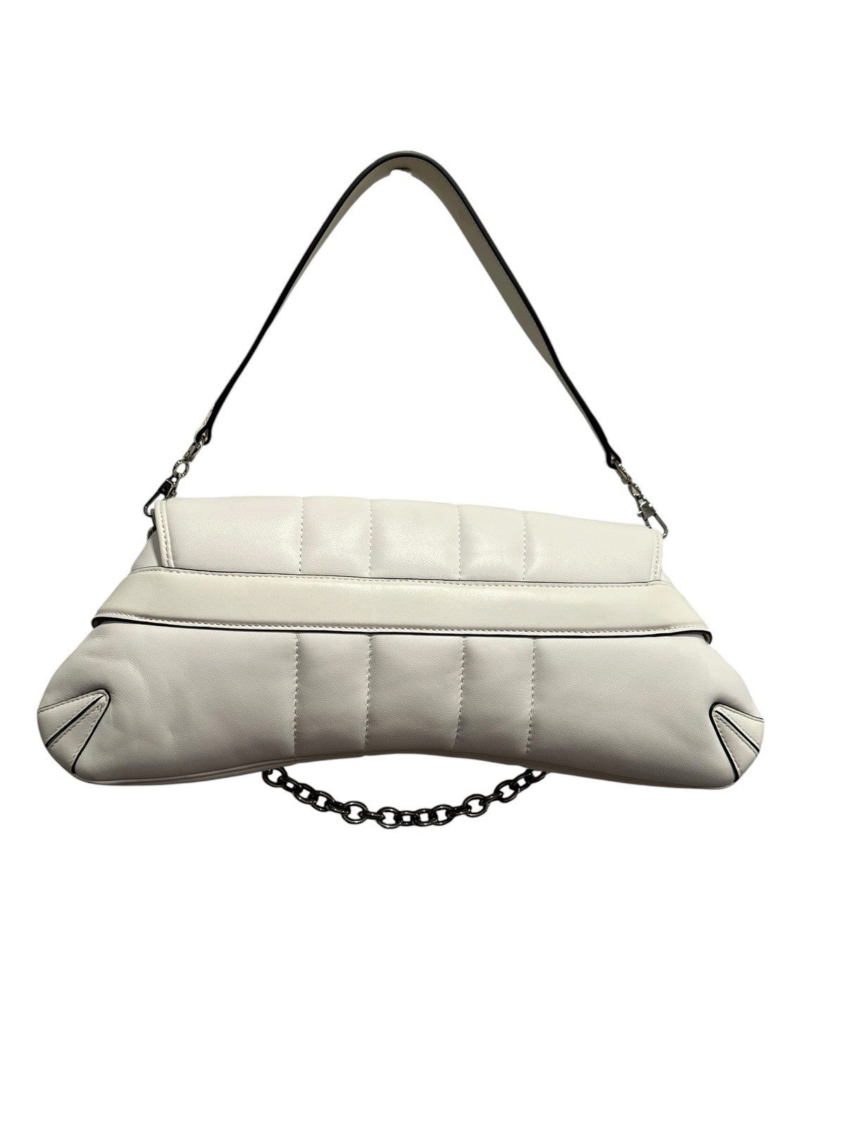 Gucci Nappa Vertical Matelasse Medium Maxi Horsebit Chain Shoulder Bag