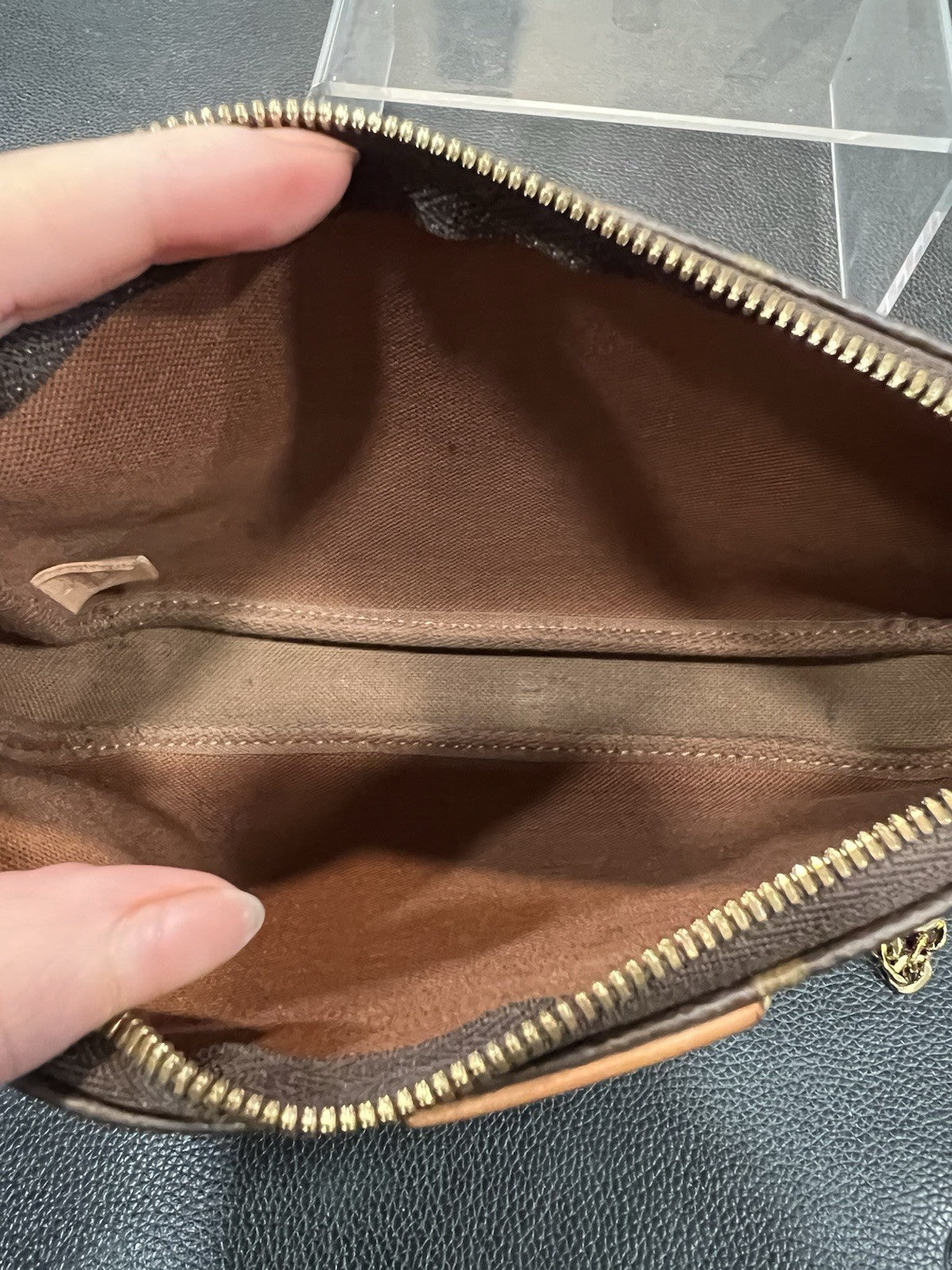 Louis Vuitton Monogram Cavas Pochette Bag W/Authenticity
