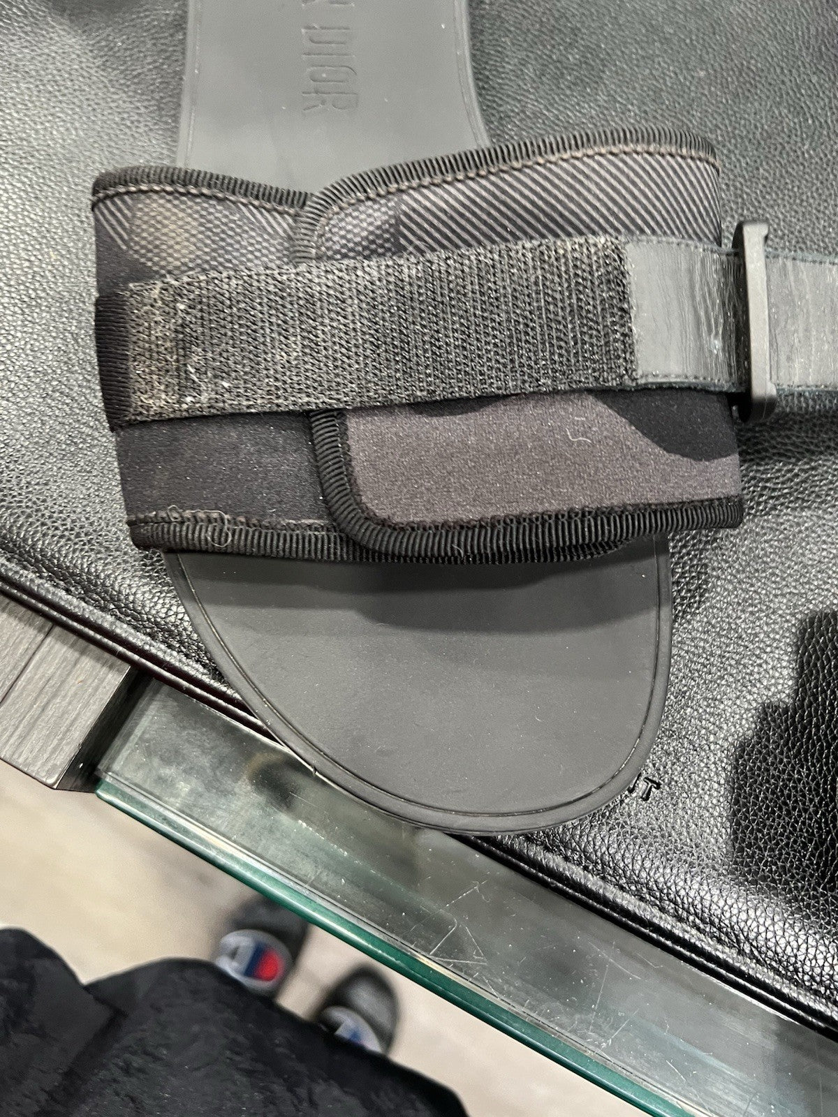 Christian Dior Dio(R) evolution D Way Camo Black/Grey Slides Size 41/US11