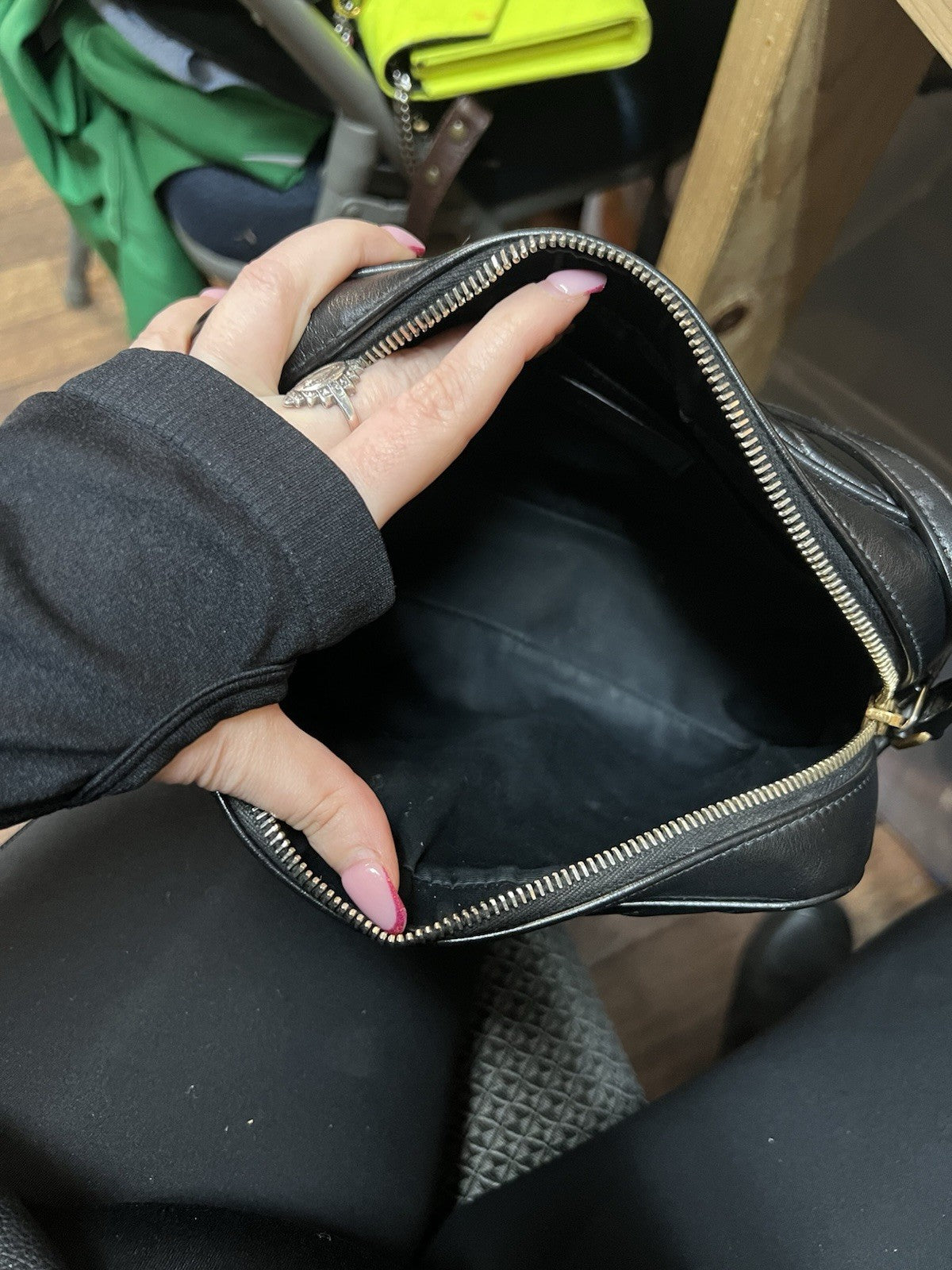 YSL Saint Laurant Black/Gold With Authenticity Retail $1790