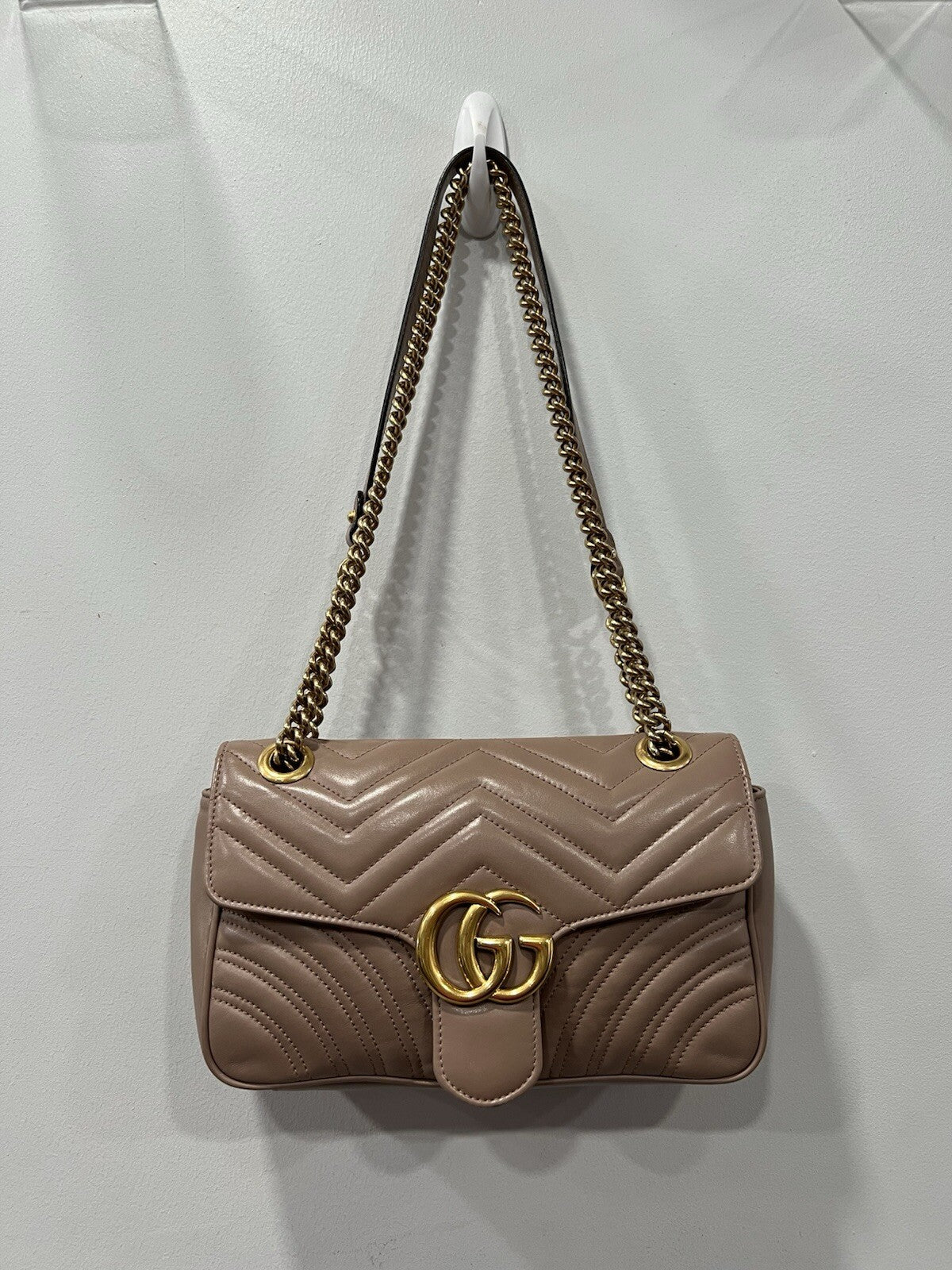 Gucci Matelasse Small GG Marmont Shoulder Bag