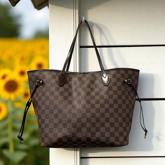 Louis Vuitton Damier Ebene Neverful MM W/Authenticity (NO INSERT)