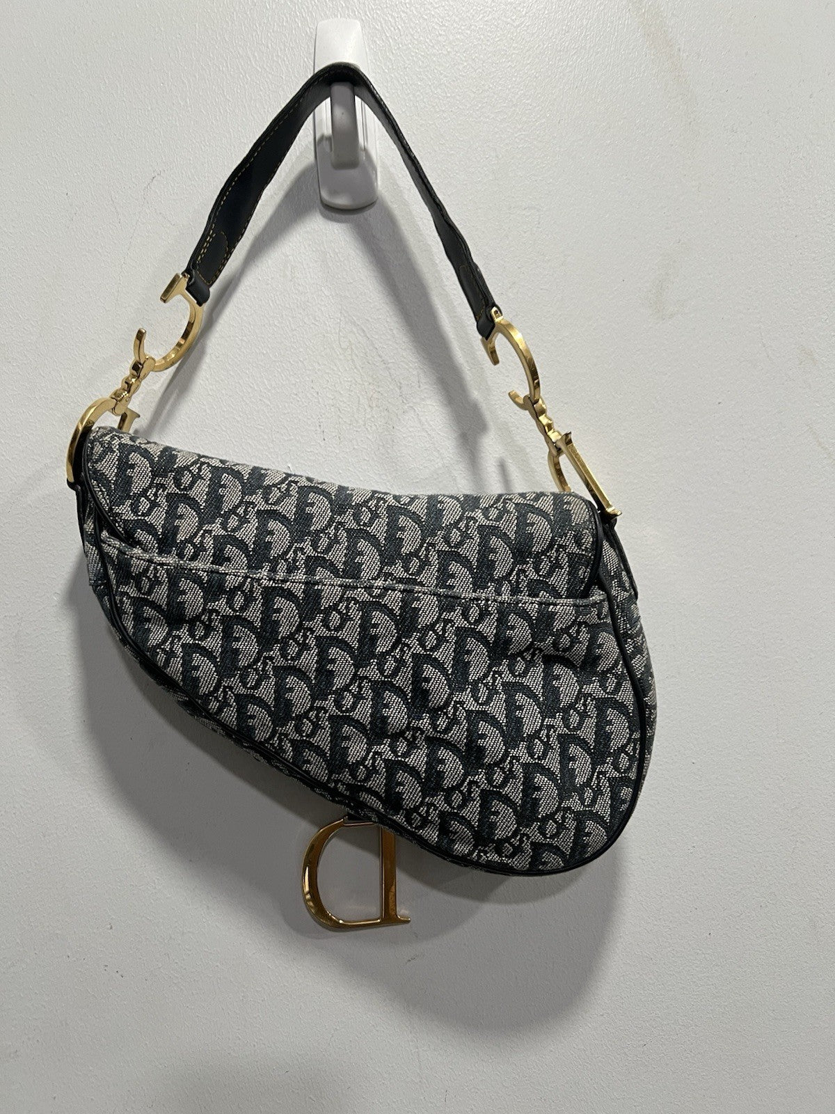 Christian Dior Vintage Saddle Diorissimo Bag