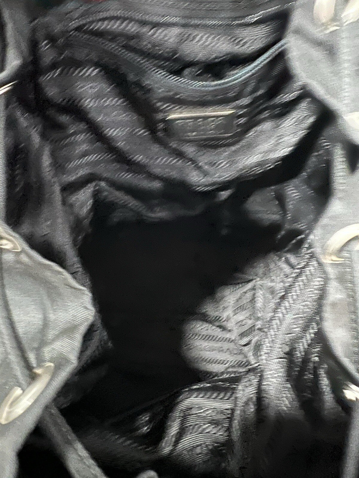 Prada Vela Nylon Tessuto Black Backpack With Certificate Of Authenticity