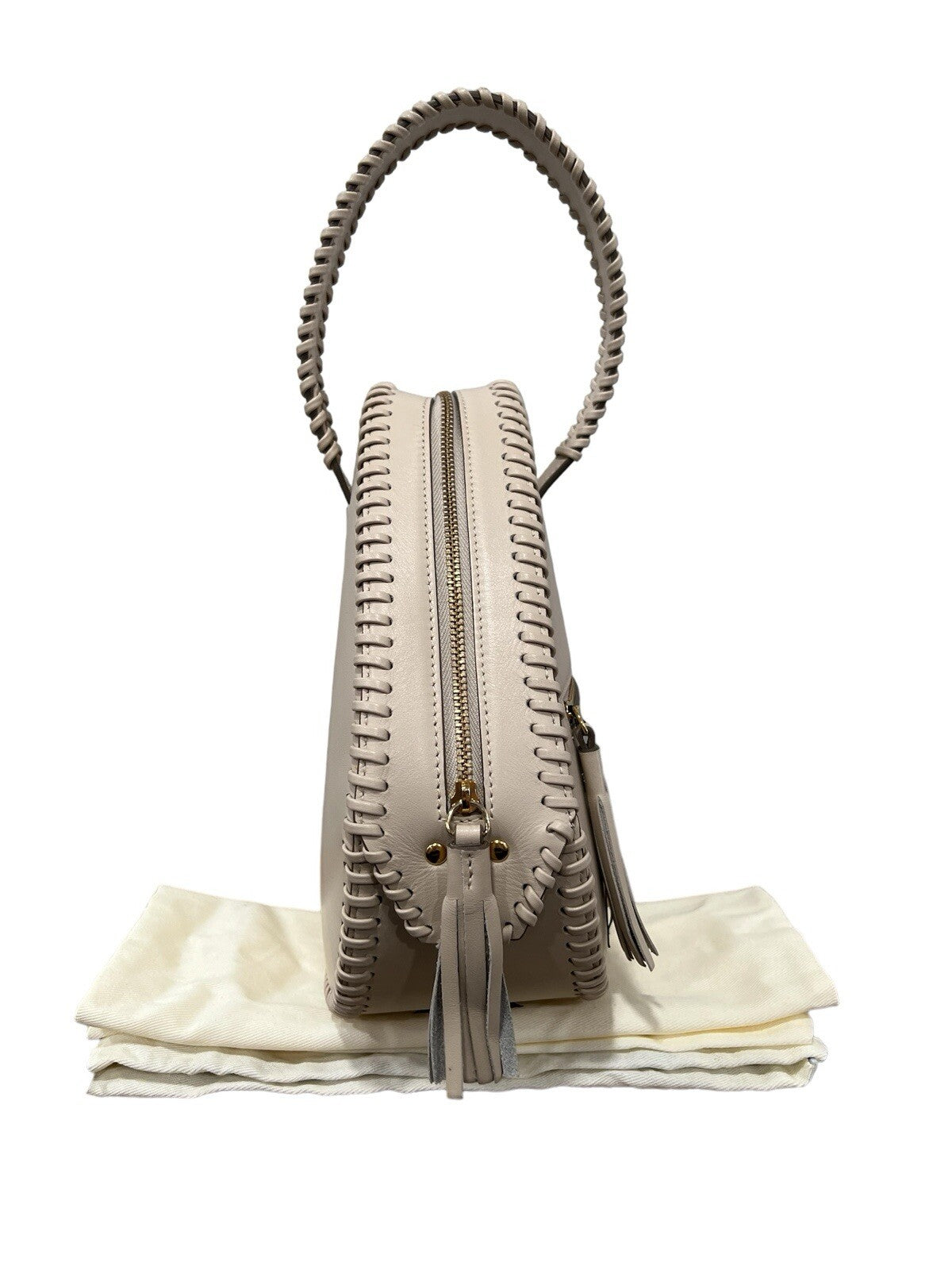 Banana Republic Triunfo Wrist Bag NWT & Duster Bone (Retail $600)