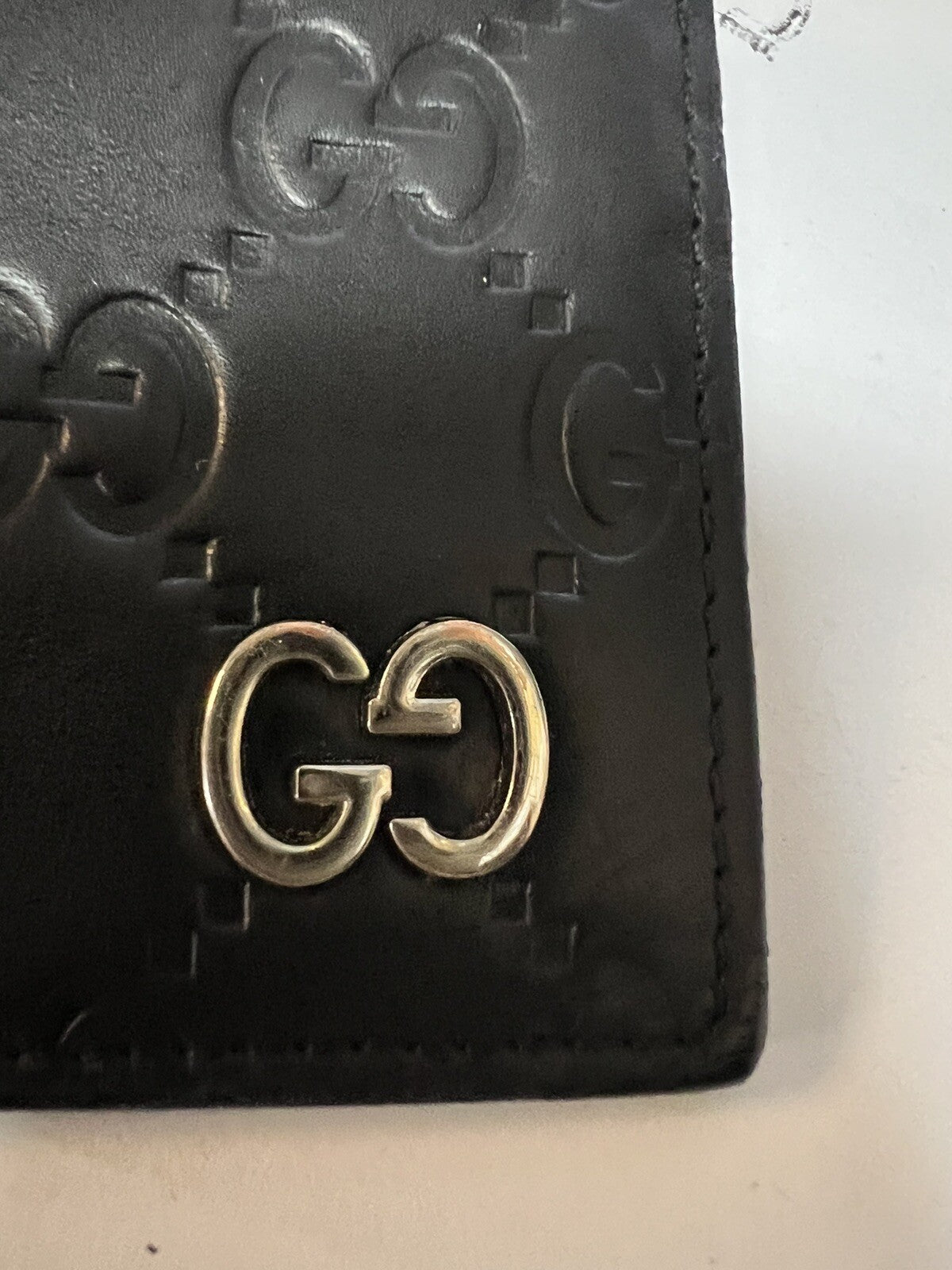Gucci Guccisima Signature G Leather Bi Fold Wallet Authentic