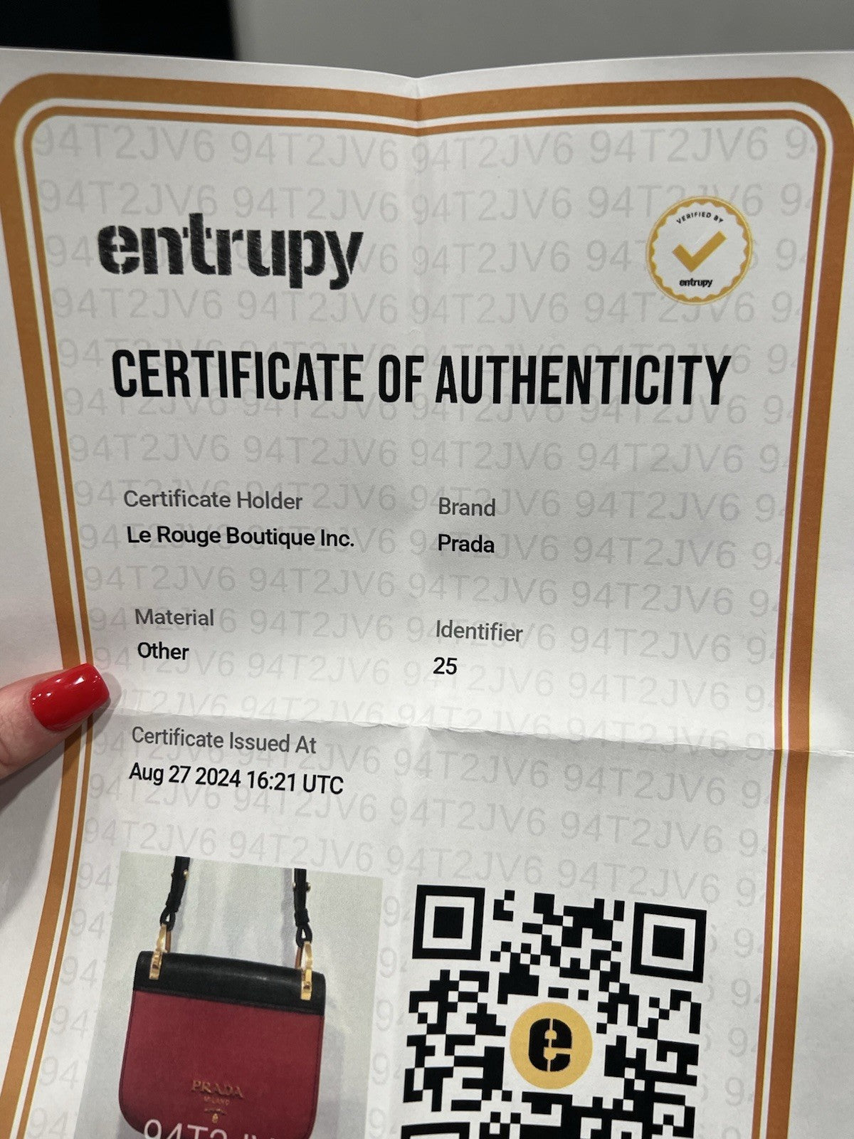 Prada Pionniere Saddle City Calfskin Small Crossbody Bag W/Authenticity