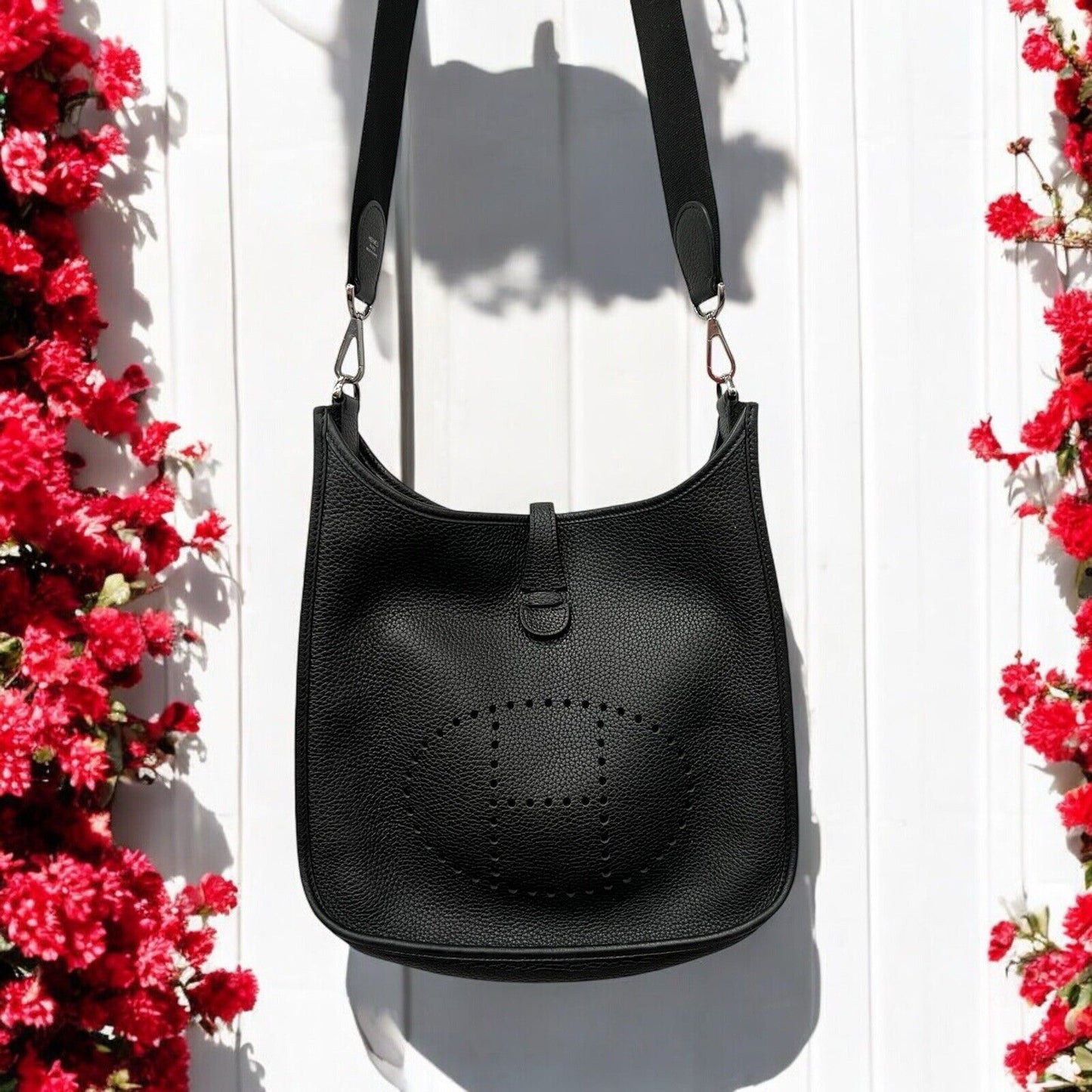 Hermes Black Evelyn Clemence PM Bag With Certificate Of Authenticity 2021