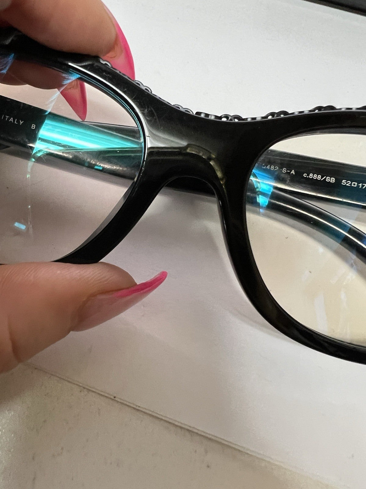 Chanel Butterfly Blue Light Tinted Sunglasses 52mm