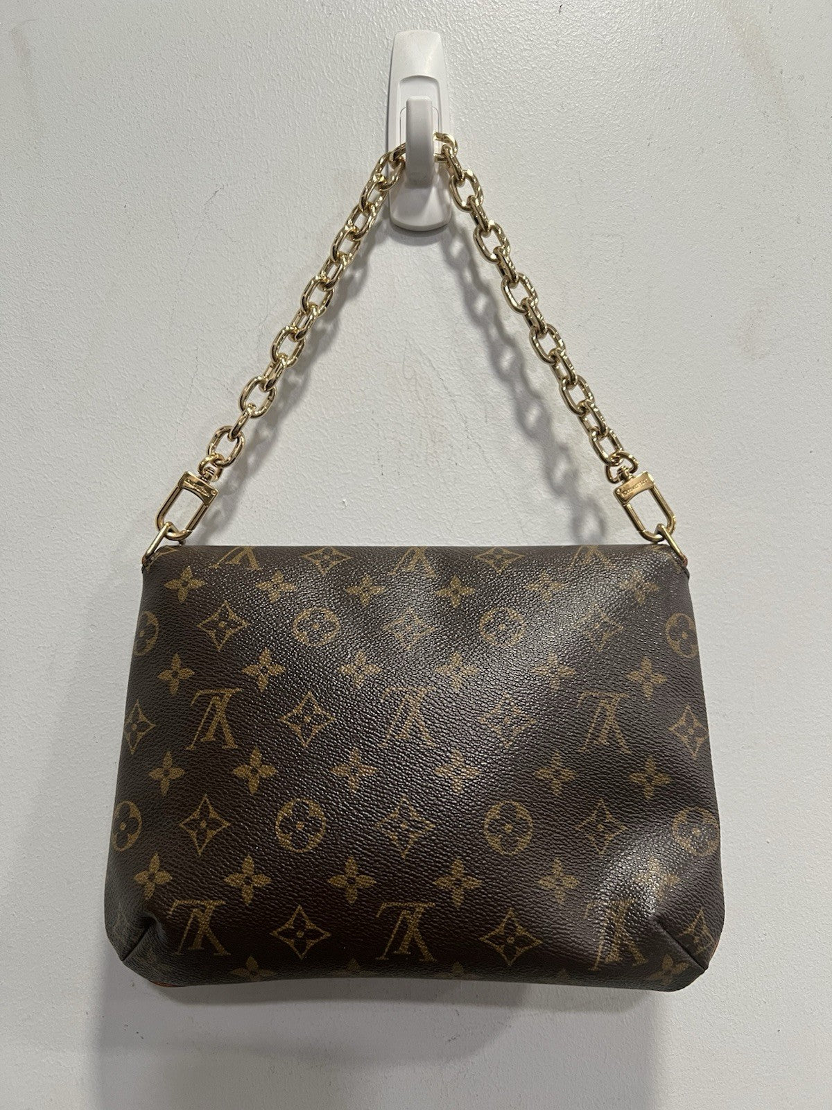 Louis Vuitton Musette Clutch Bag With Authentic LV Chain Strap Customized