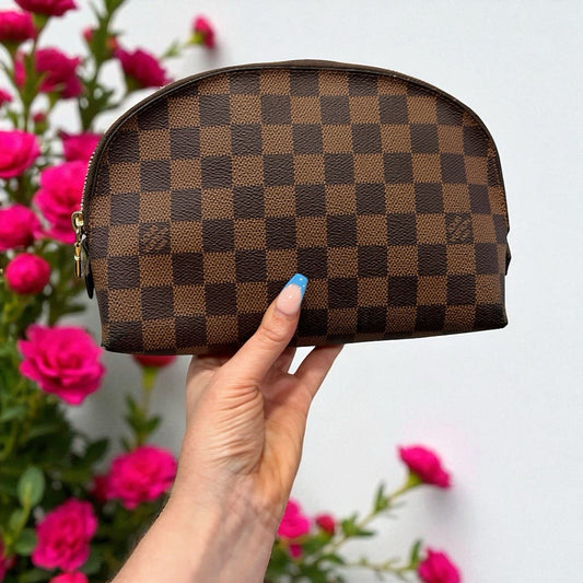 Louis Vuitton Damier Ebene GM Cosmetic Pouch