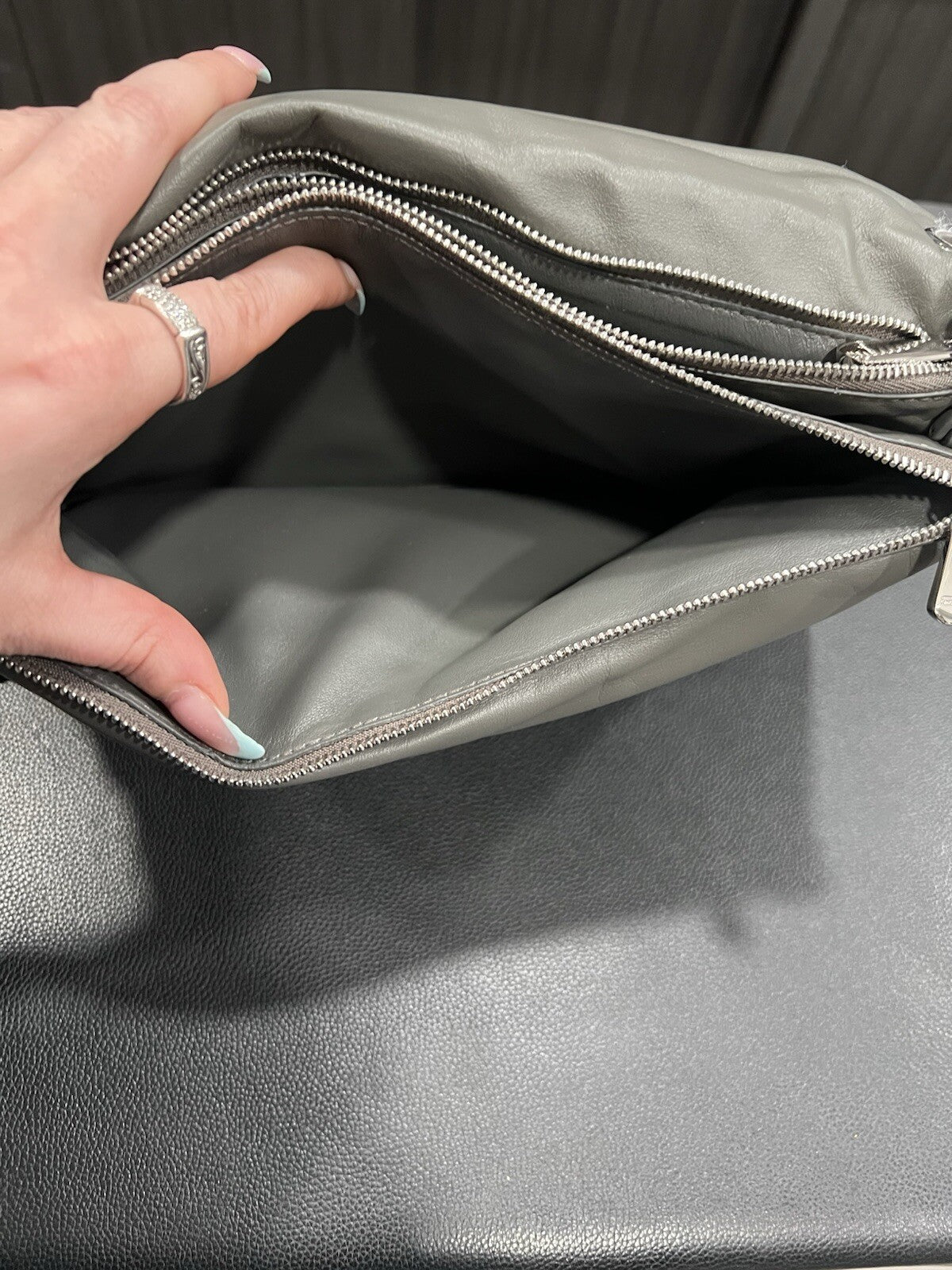 Ferragamo Leather Padded Viva Bow Shoulder Bag