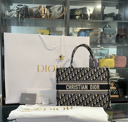 Christian Dior Medium Oblique Book Tote (NEW)