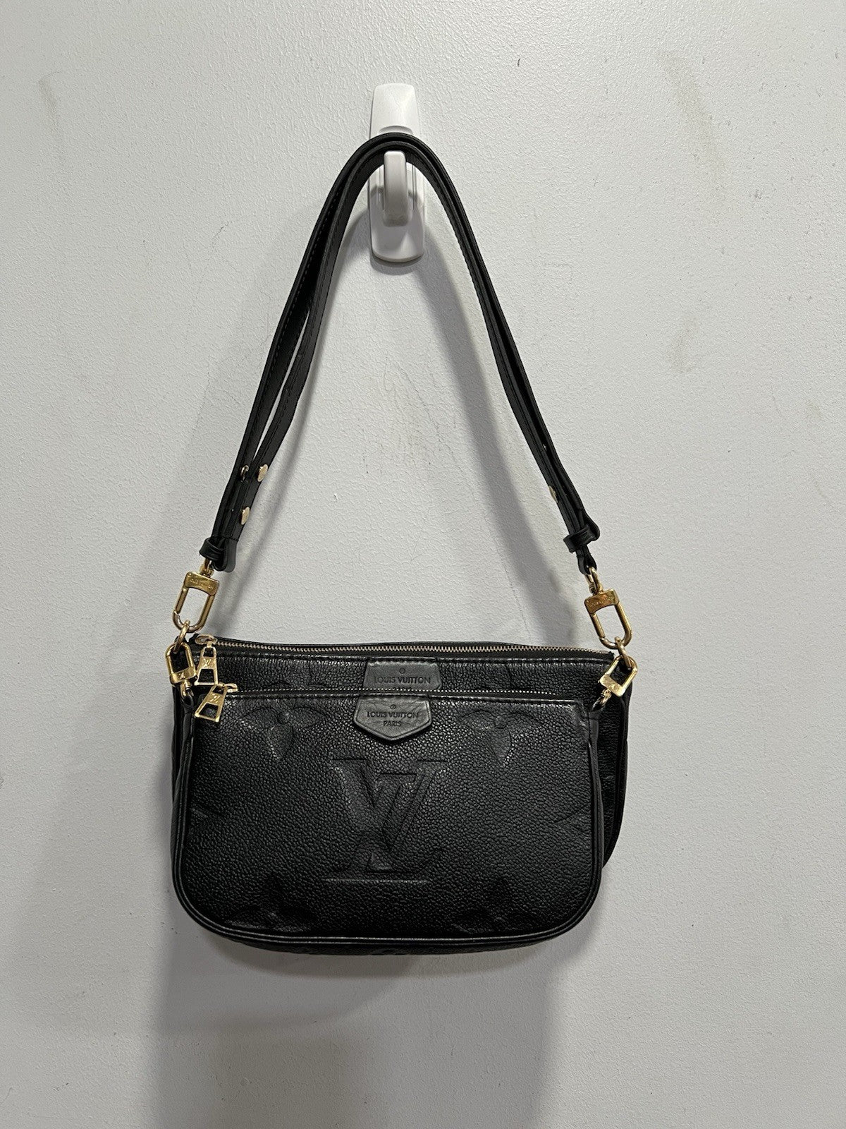 Louis Vuitton Black Empreinte Multi Pochette Accessoires