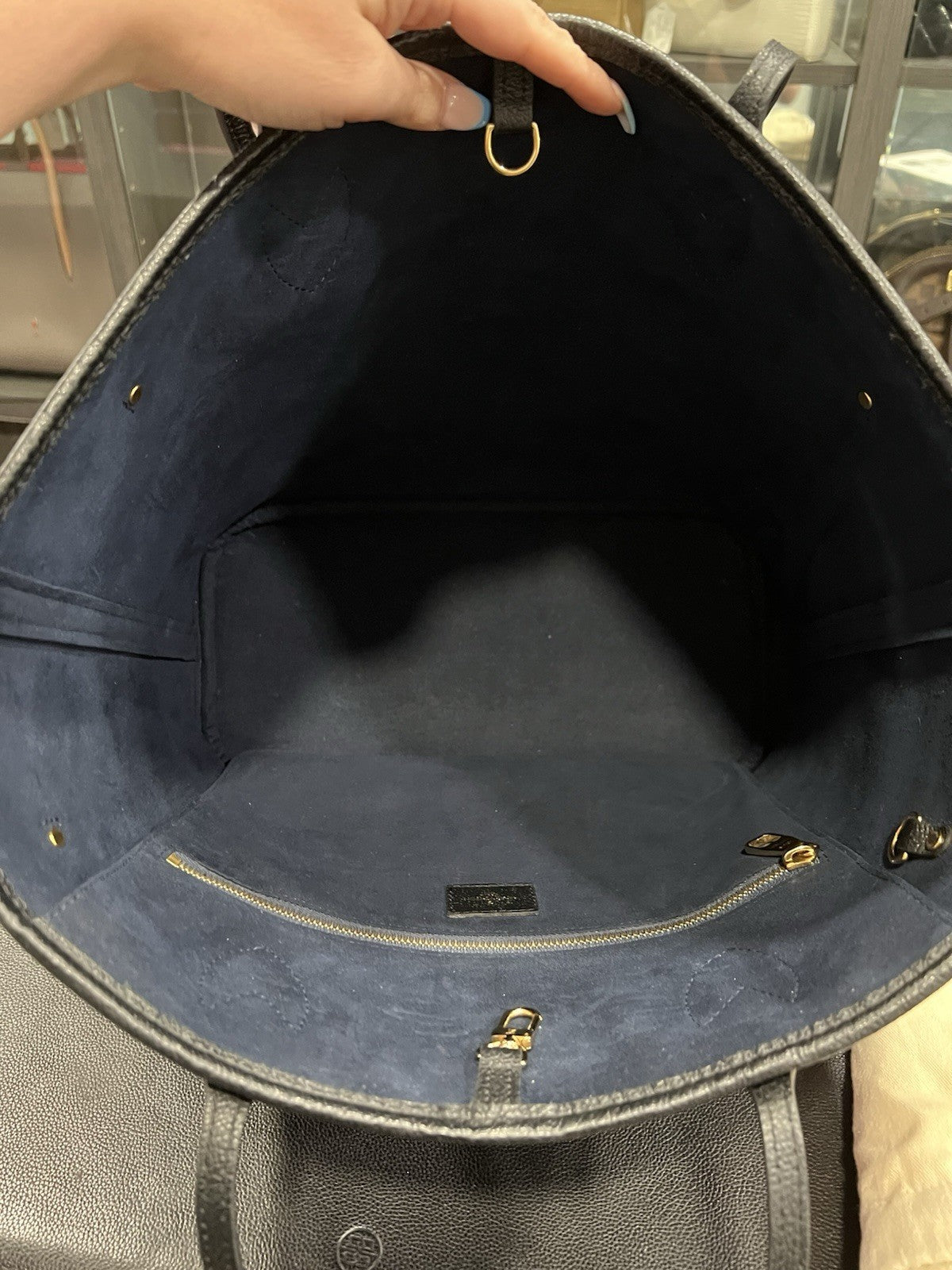 Louis Vuitton Empreinte Black Neverfull MM