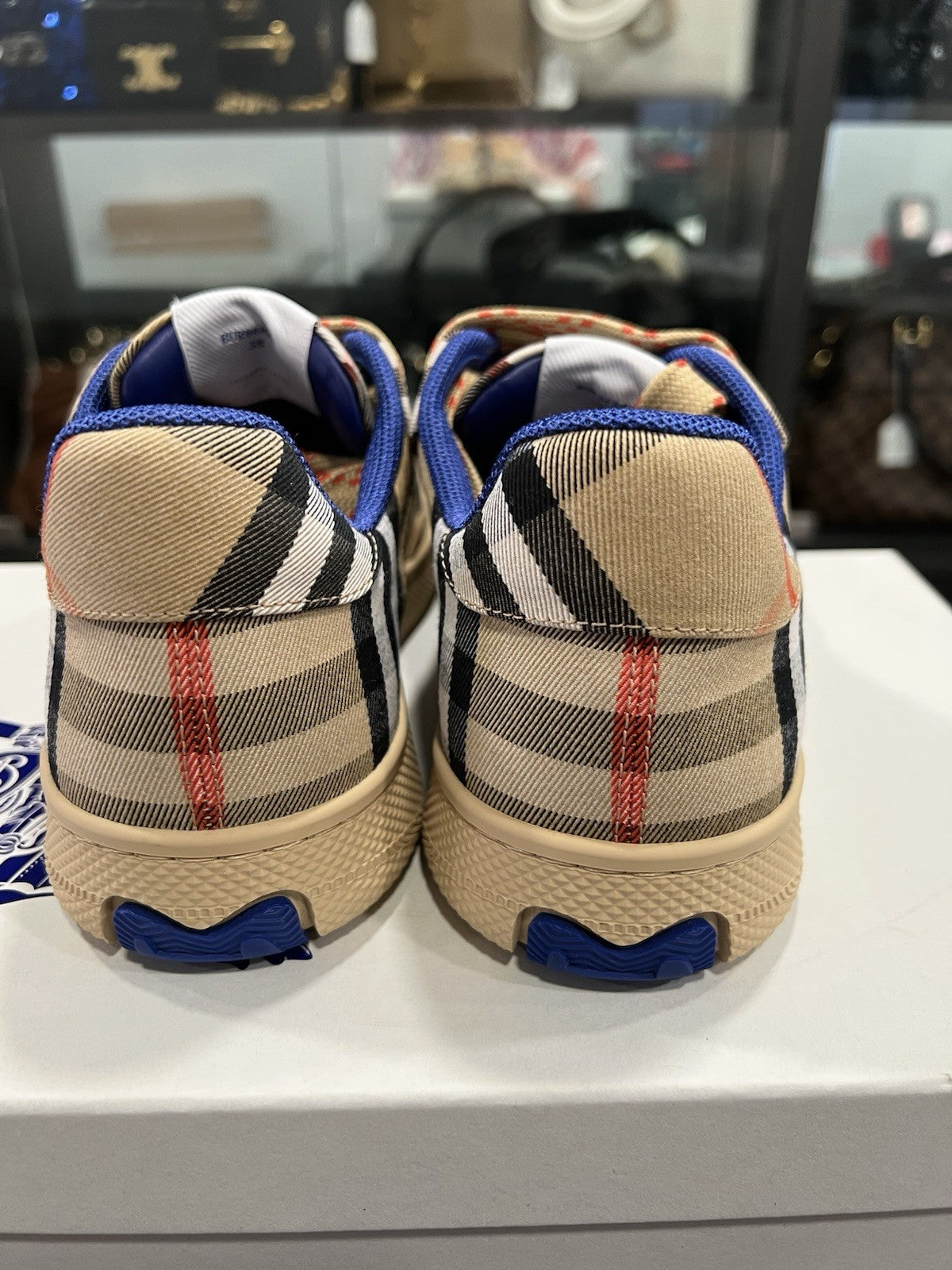 Burberry Check Terrace Sneakers Size 38/US8