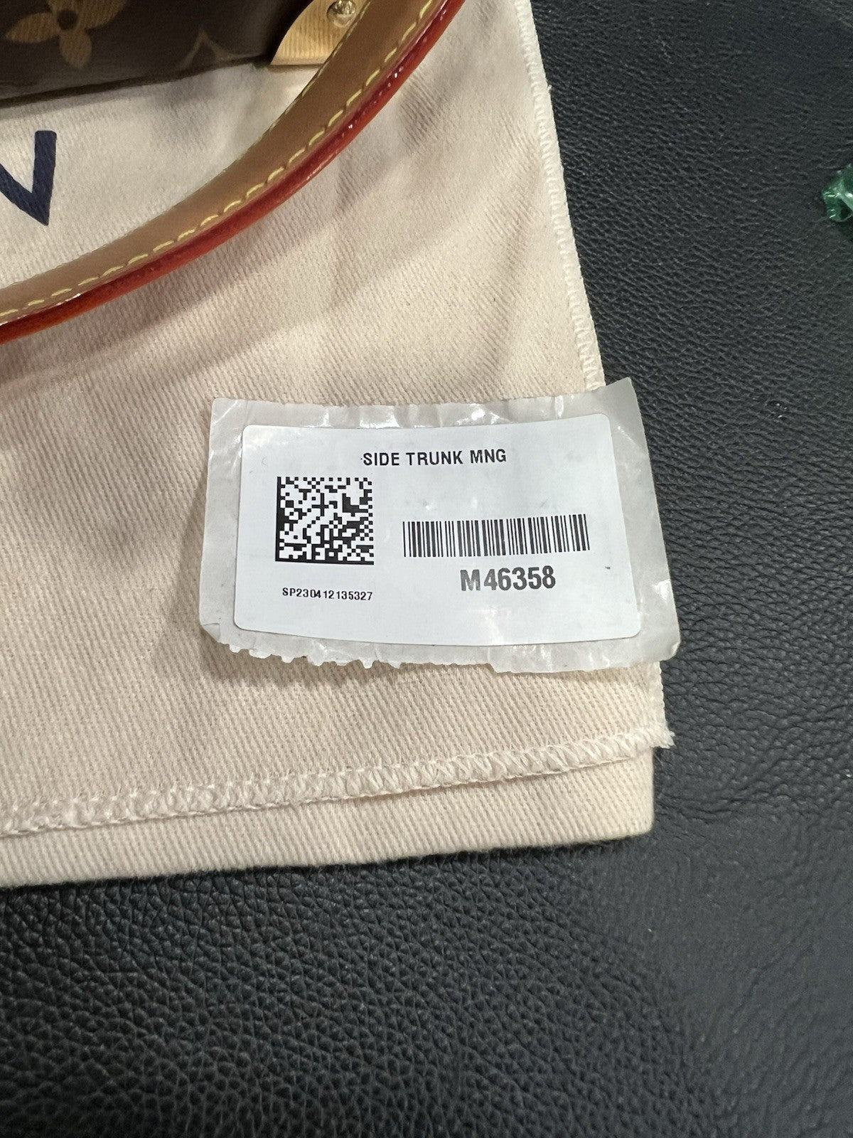 Louis Vuitton Side Trunk Bag MM With Duster Tag & Authenticity