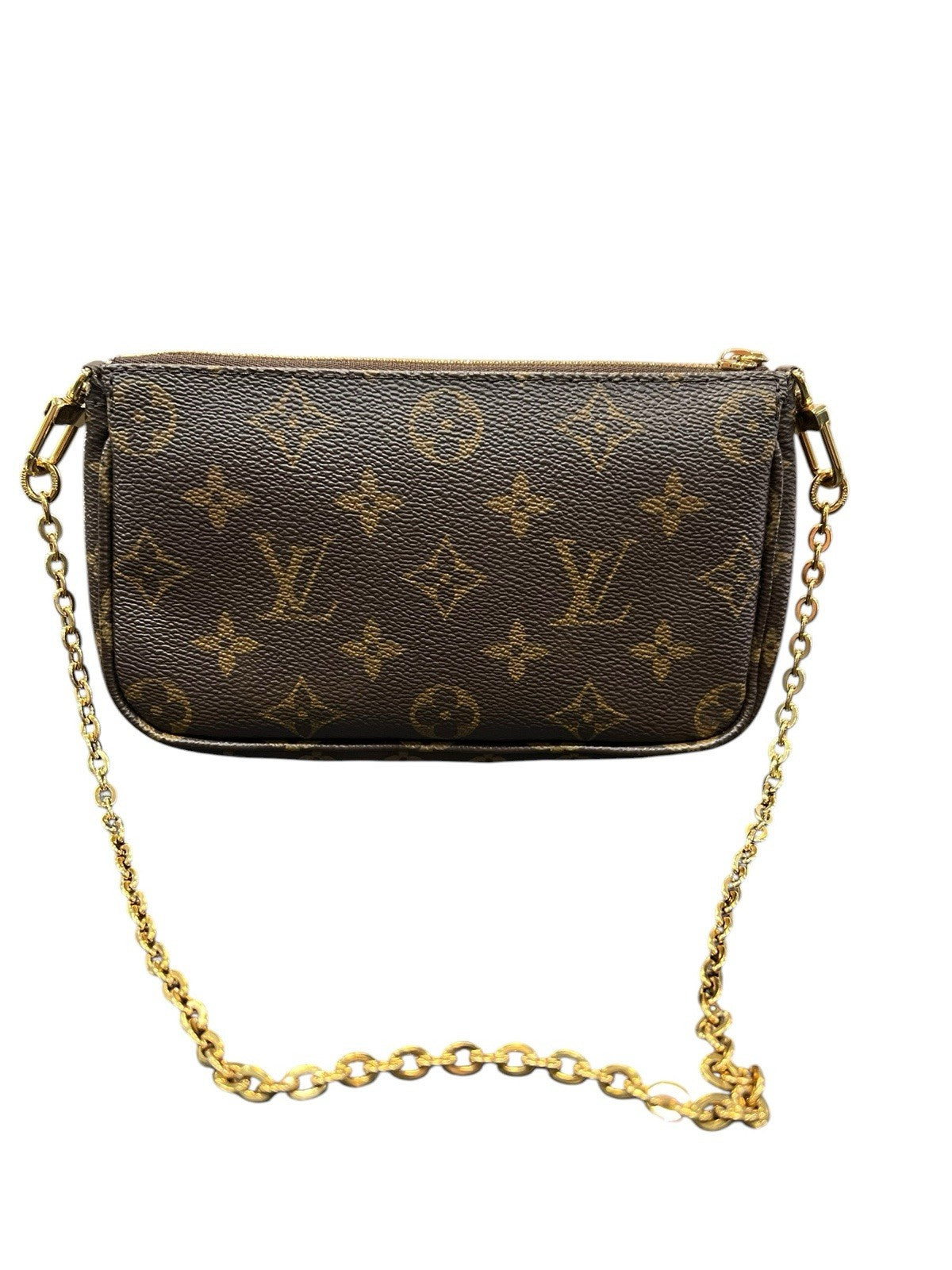 Louis Vuitton Monogram Cavas Pochette Bag W/Authenticity