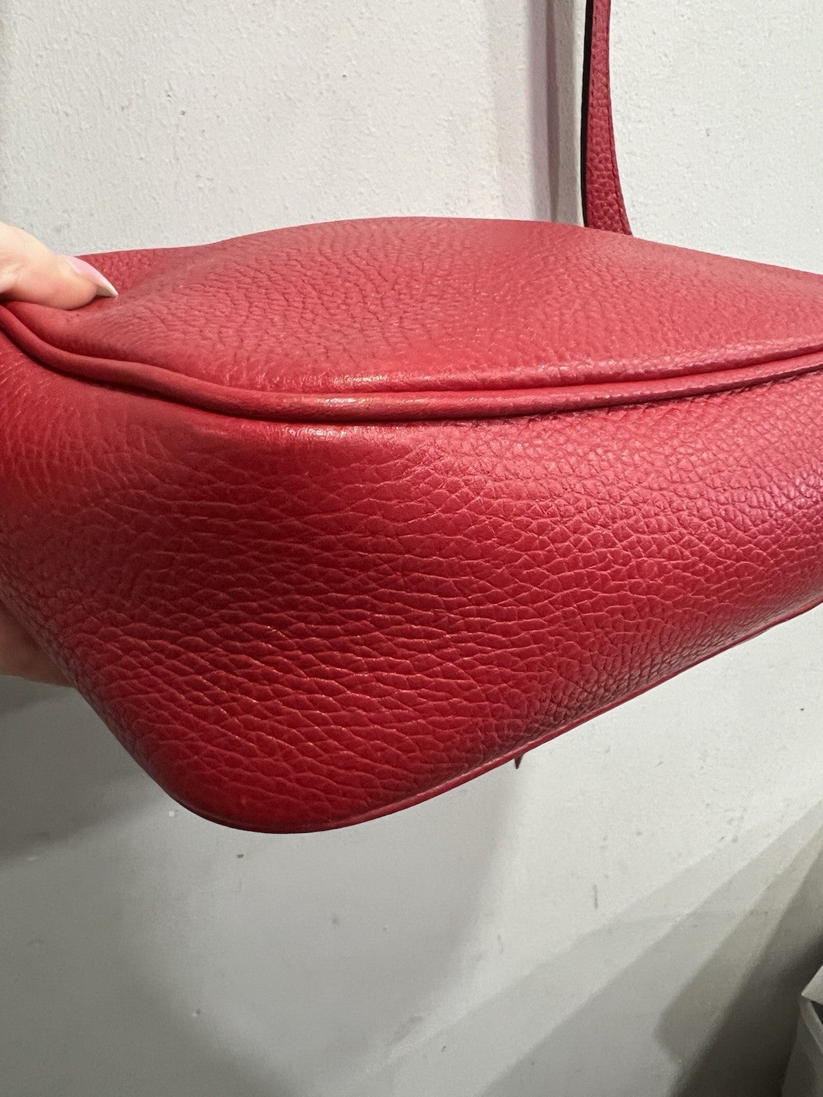 Gucci Red Soho Crossbody Bag With Box Duster & Authenticity