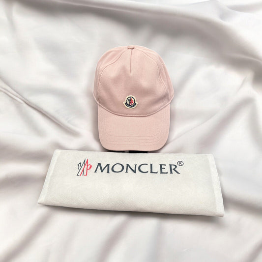 Moncler Pink Baseball Cap With Duster