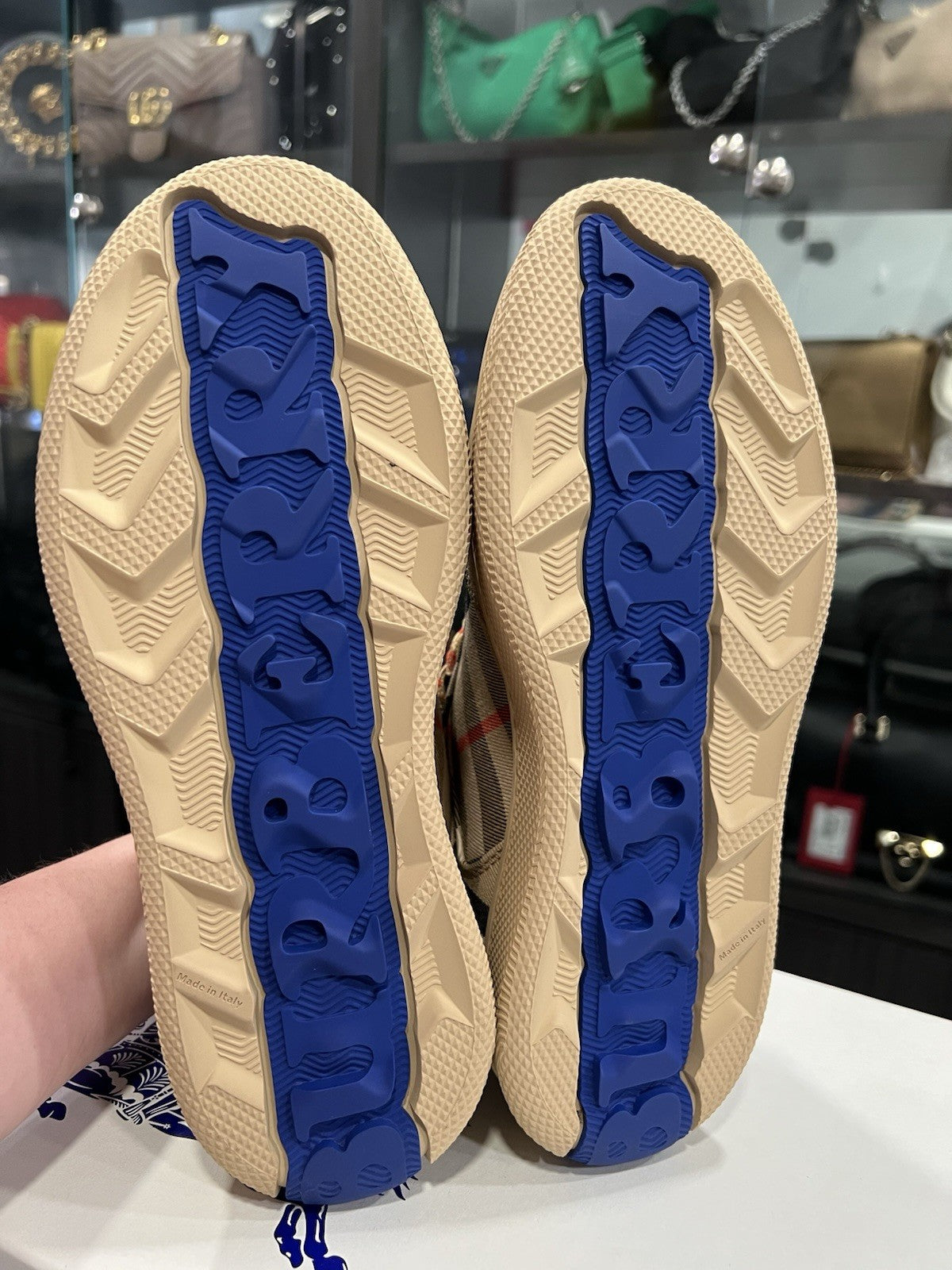 Burberry Check Terrace Sneakers Size 38/US8