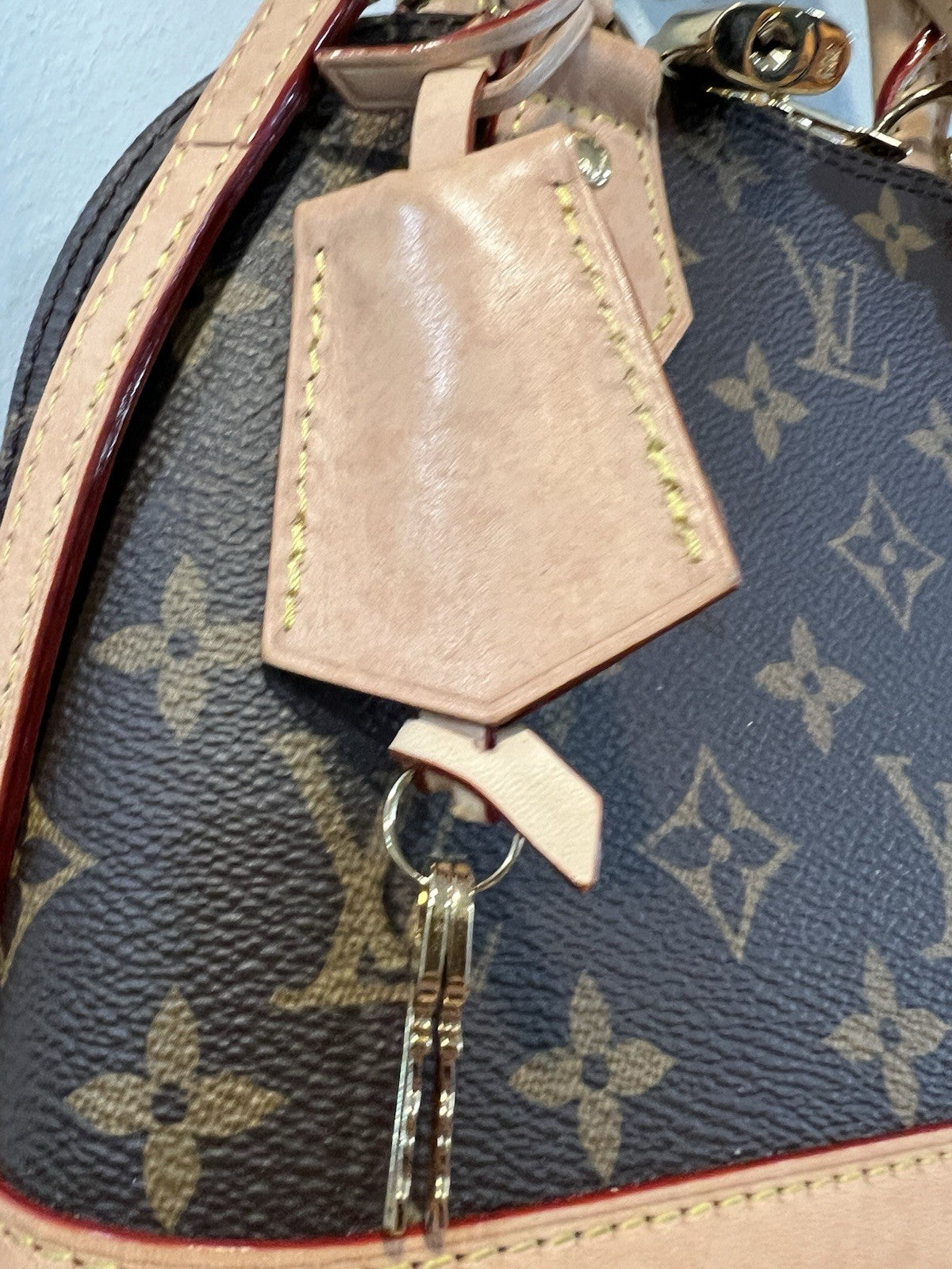Louis Vuitton Monogram Alma BB W/Box Duster & Authenticity