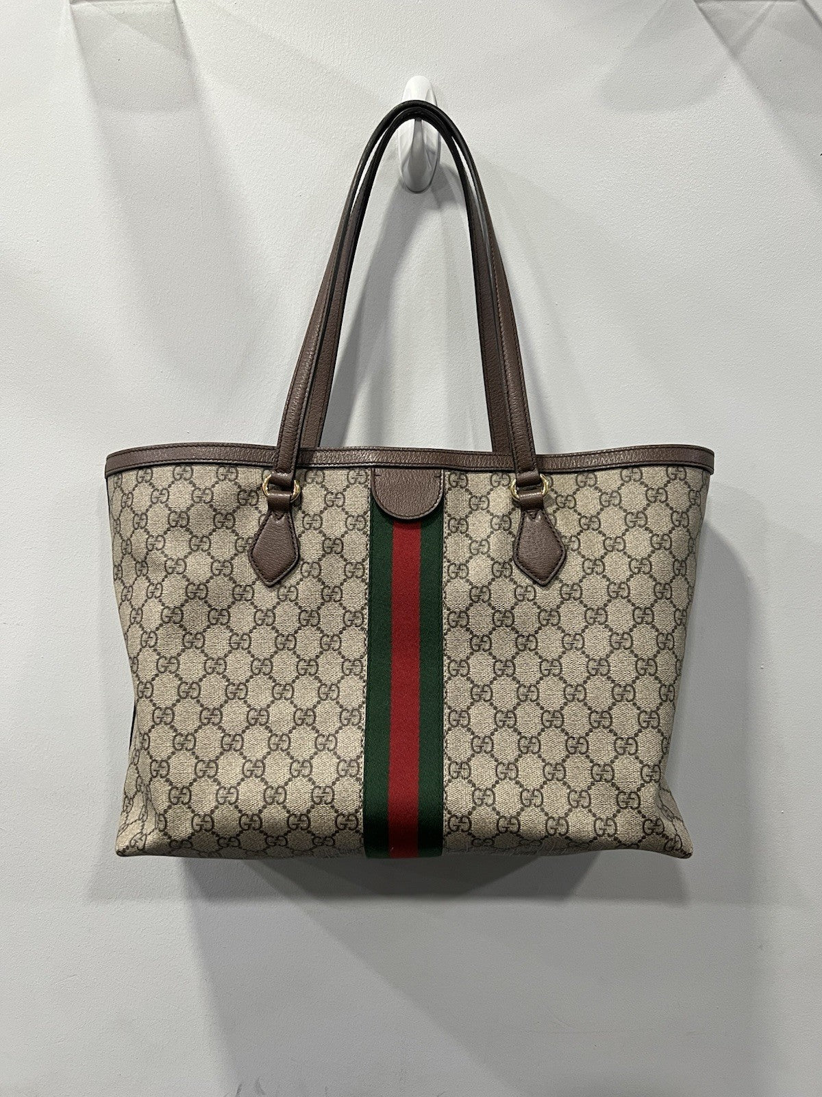 Gucci Ophidia Medium Tote Bag With Authenticty Retail $1820