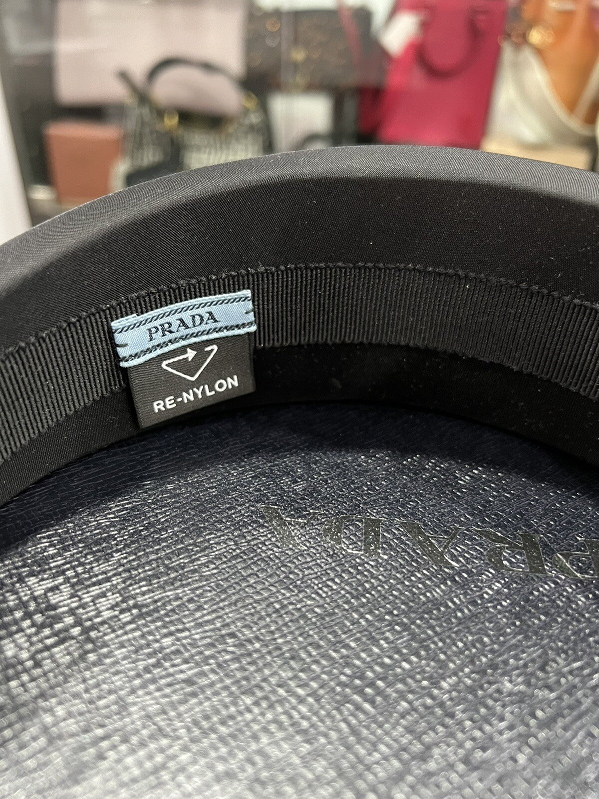 Prada Re-Nylon Padded Headband Box & Duster