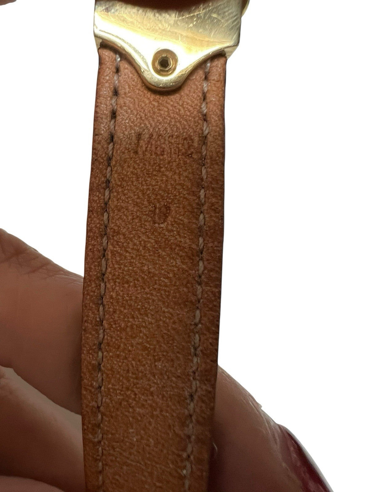 Louis Vuitton Nano Monogram Bracelet 17 Retail $315 6.75" AUTHENTIC