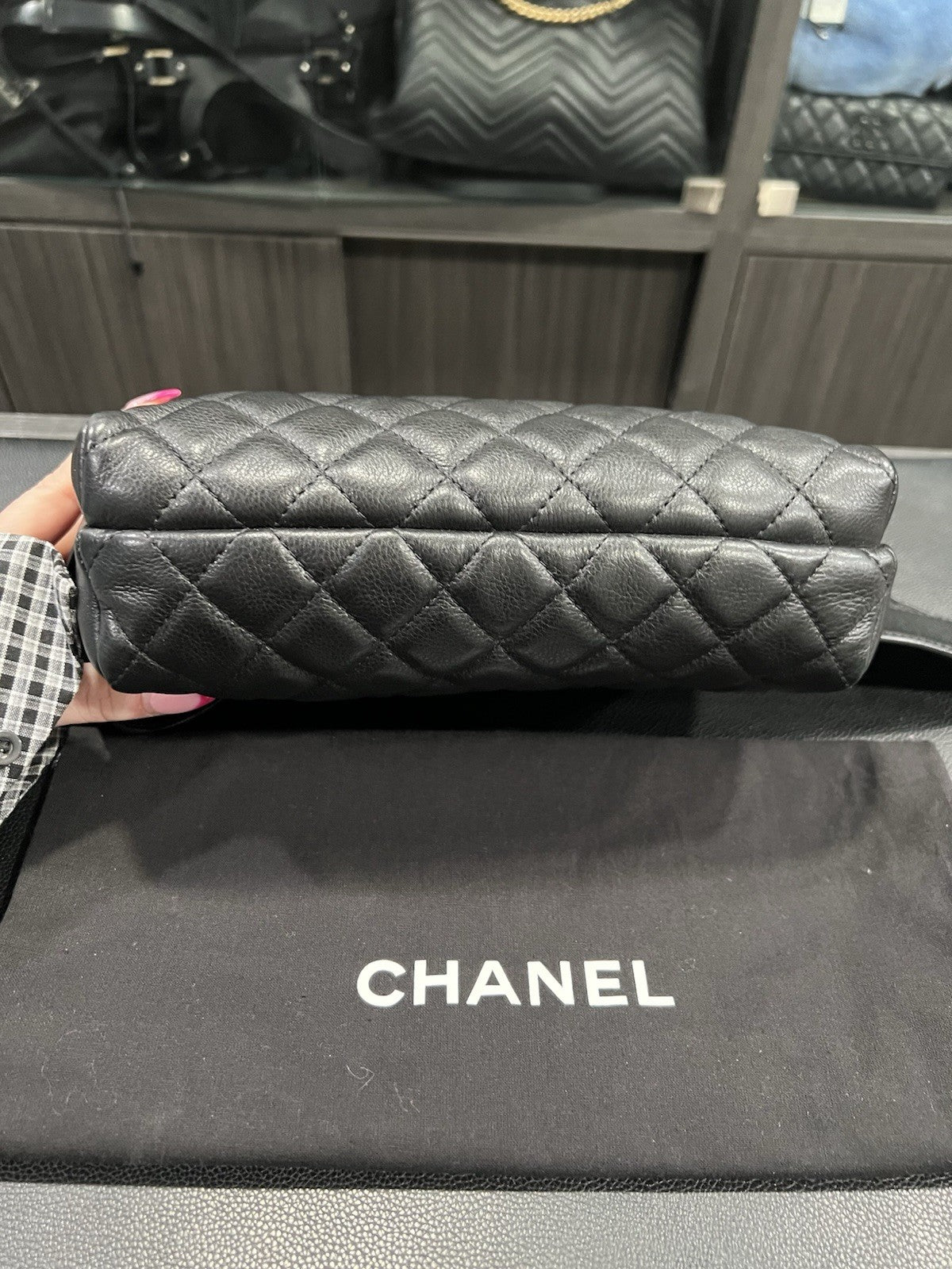 Chanel Caviar Quilted Street Waist Bag NWOB
