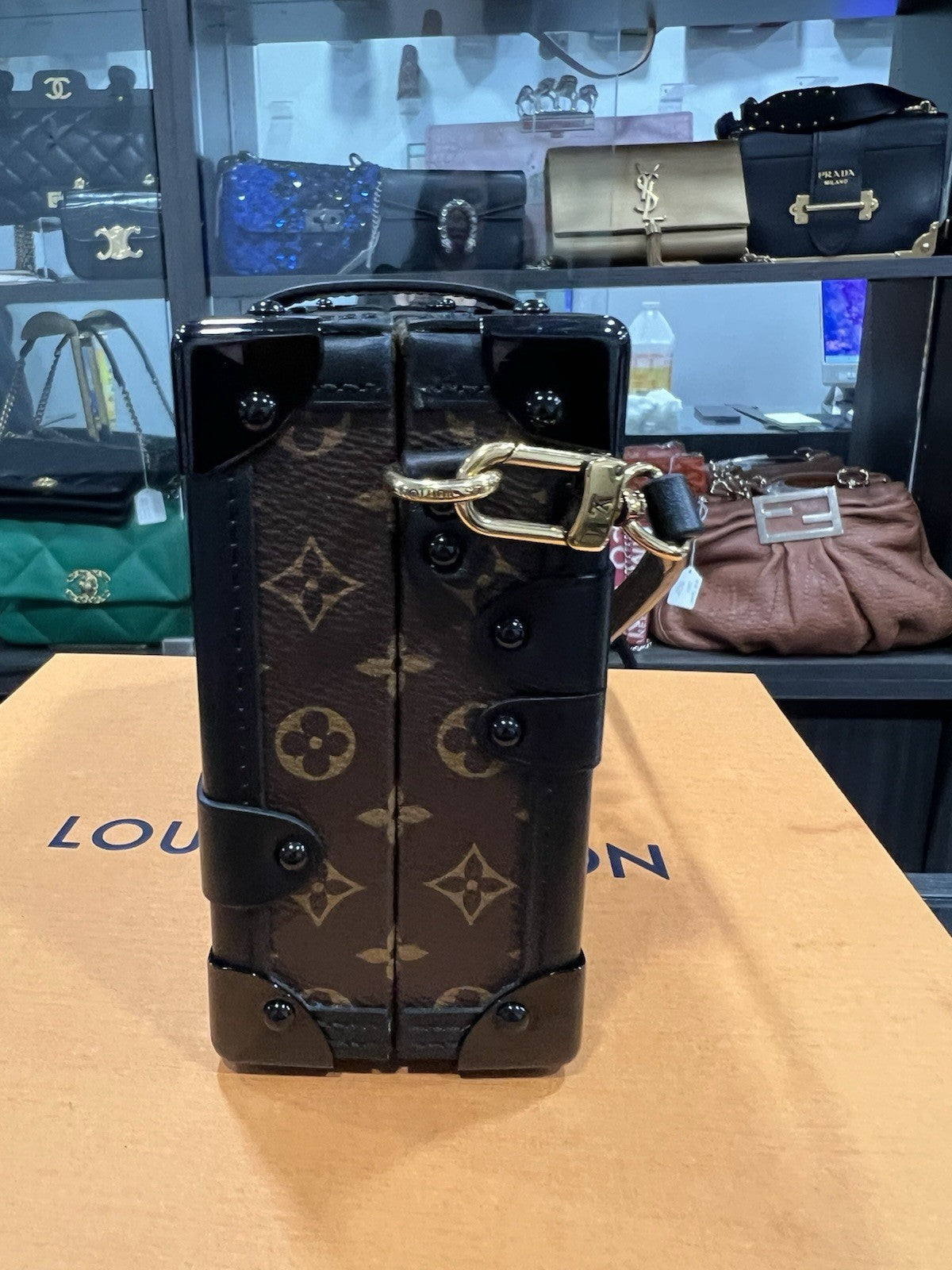 Louis Vuitton Petit Malle Souple Trunk Bag Box & Authenticity Retail $6400