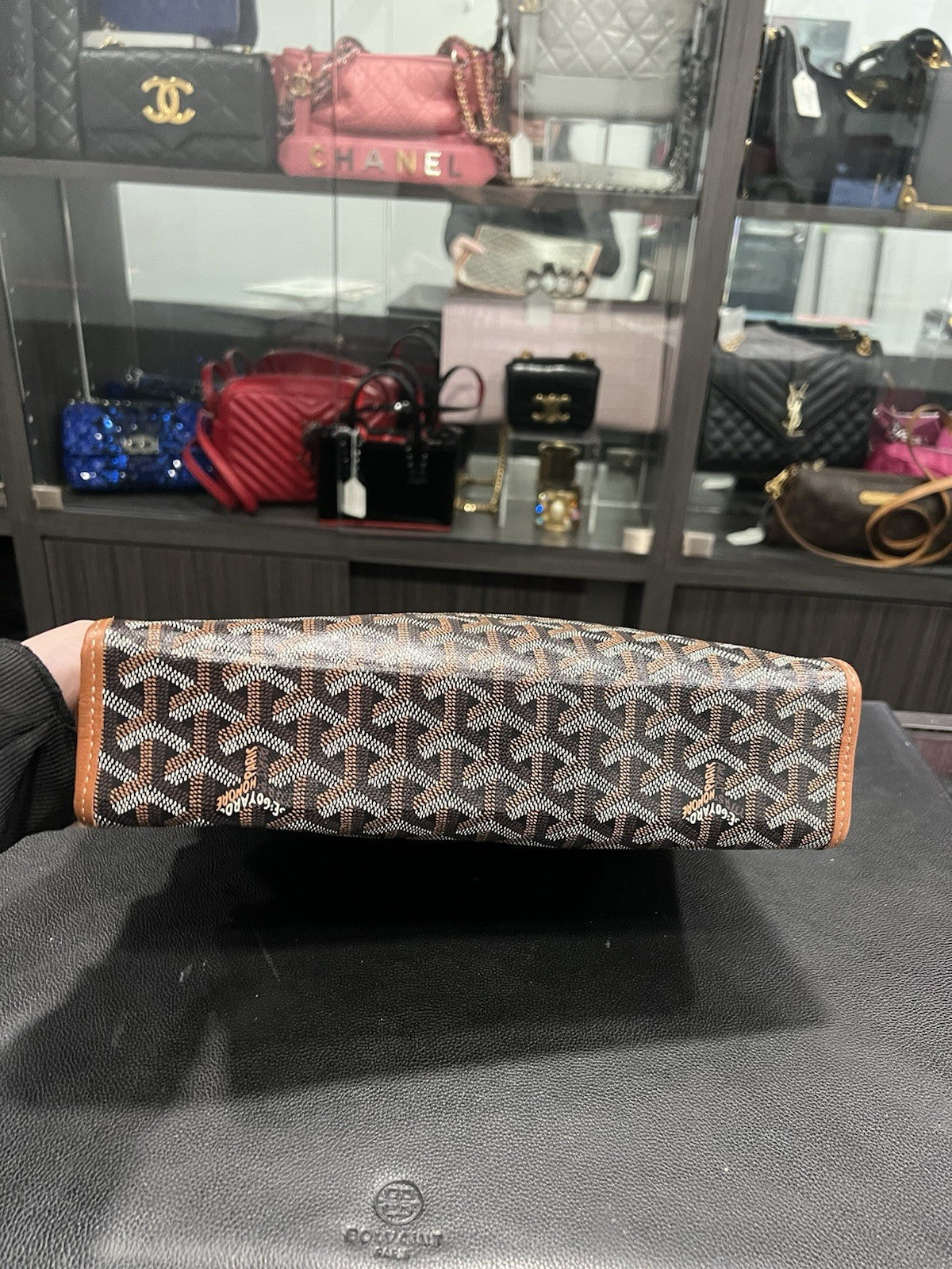 Goyard Jouvence Coated Canvas GM Toiletry Pouch W/Authentication