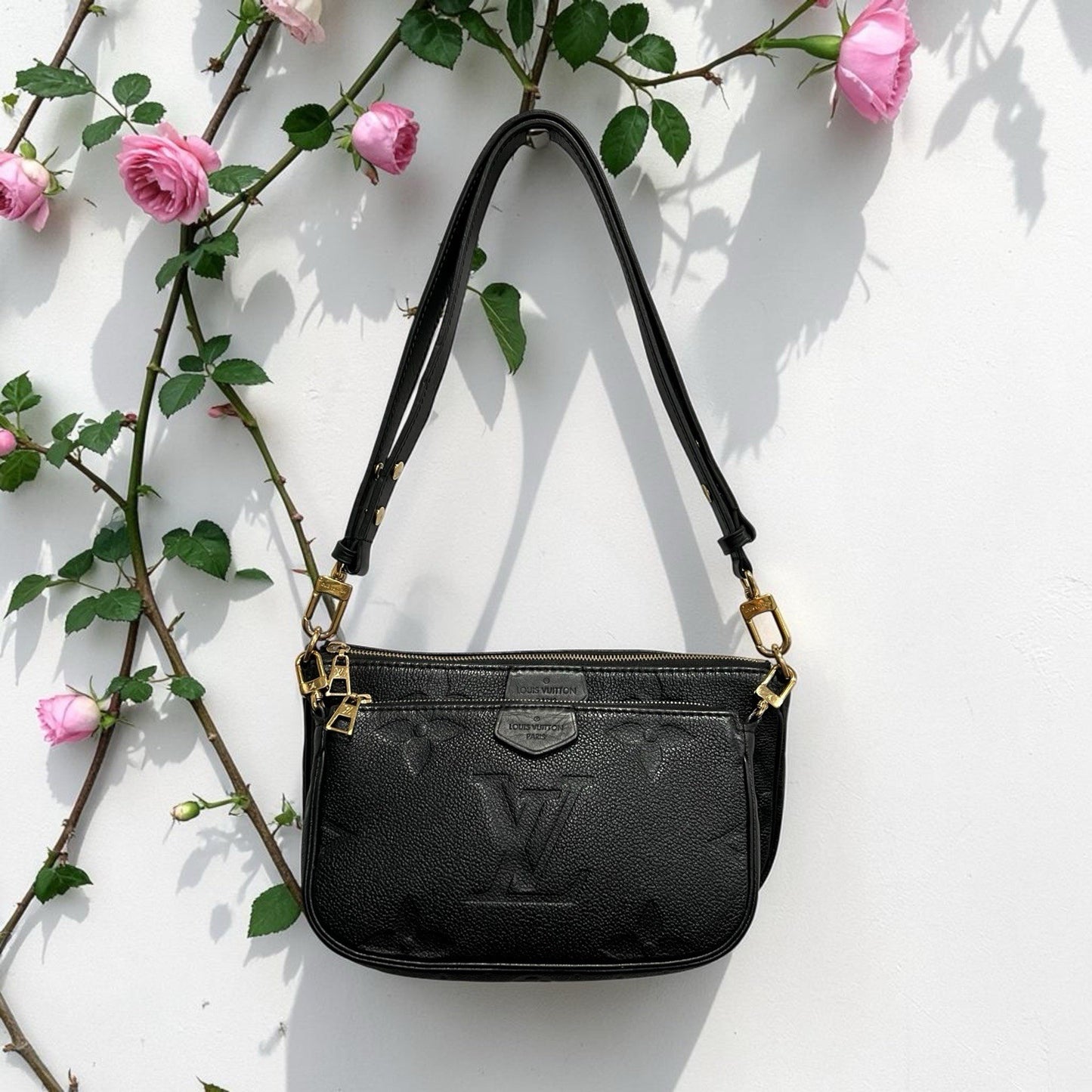 Louis Vuitton Black Empreinte Multi Pochette Accessoires