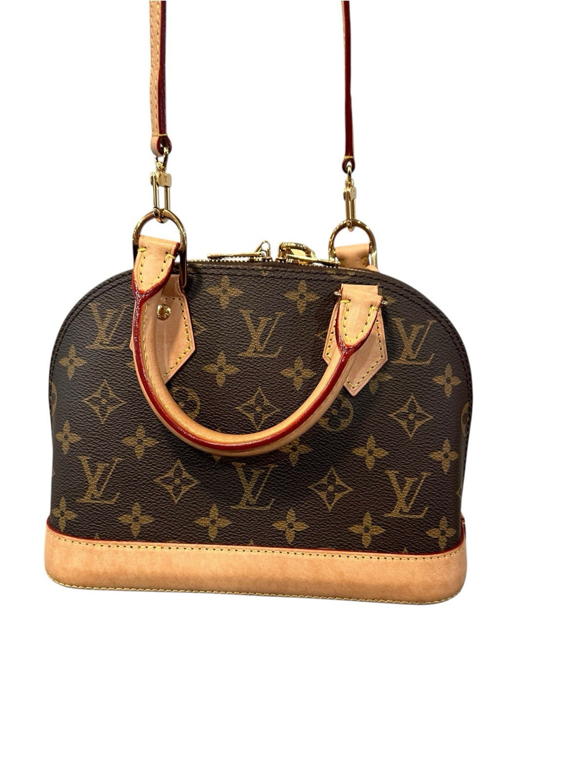 Louis Vuitton Monogram Alma BB W/Box Duster & Authenticity