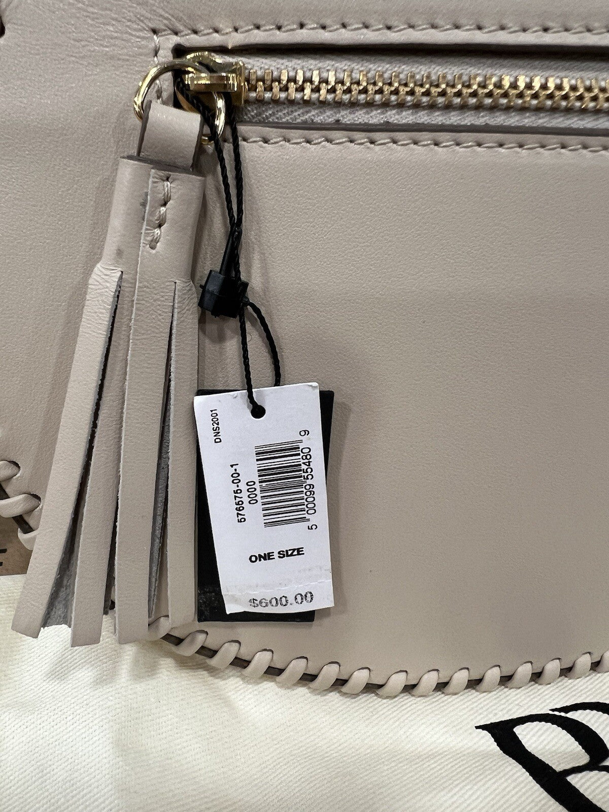 Banana Republic Triunfo Wrist Bag NWT & Duster Bone (Retail $600)