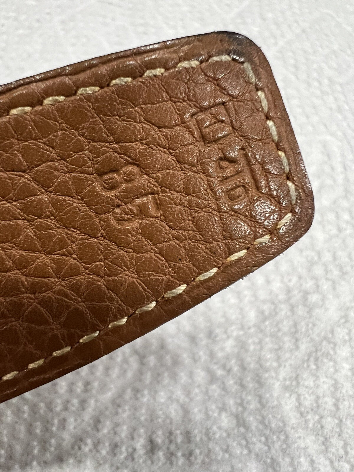 Hermes .925 H Buckle (RARE) Touraeg Croc & Reversible Belts Sz 85