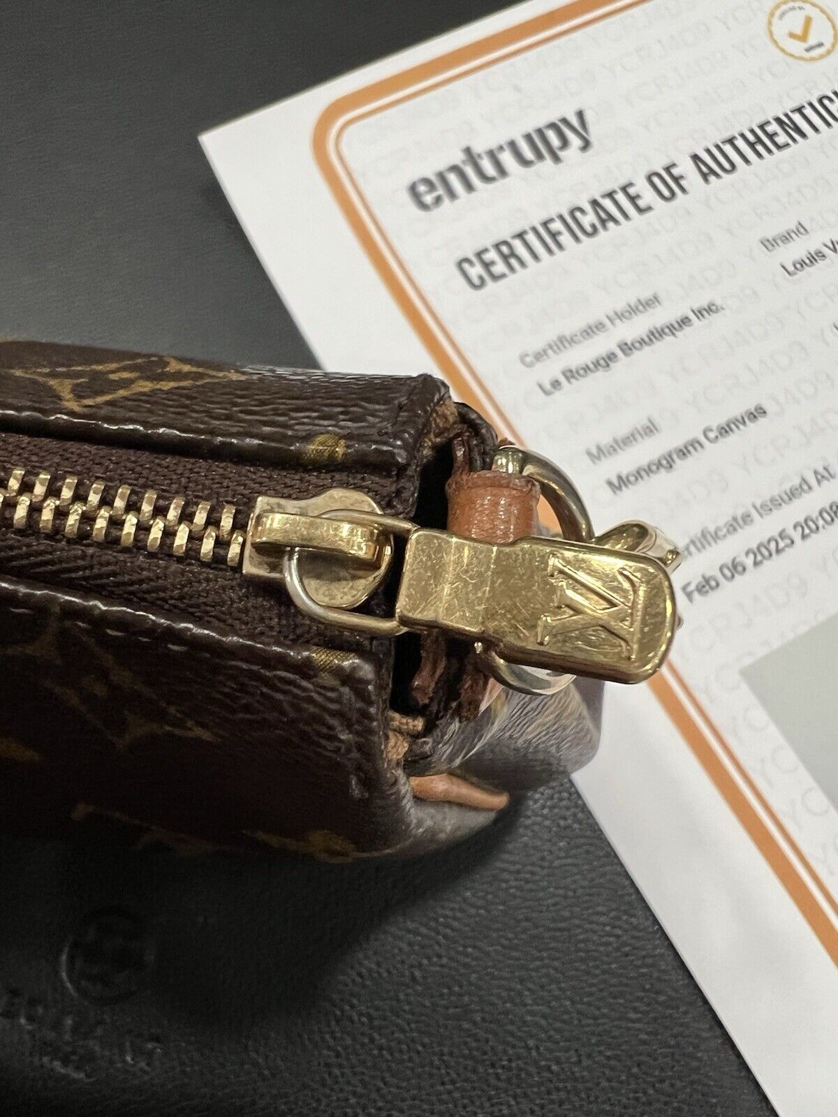 Louis Vuitton Monogram Eva Clutch Bag W/Certificate (Current Retail $1850)