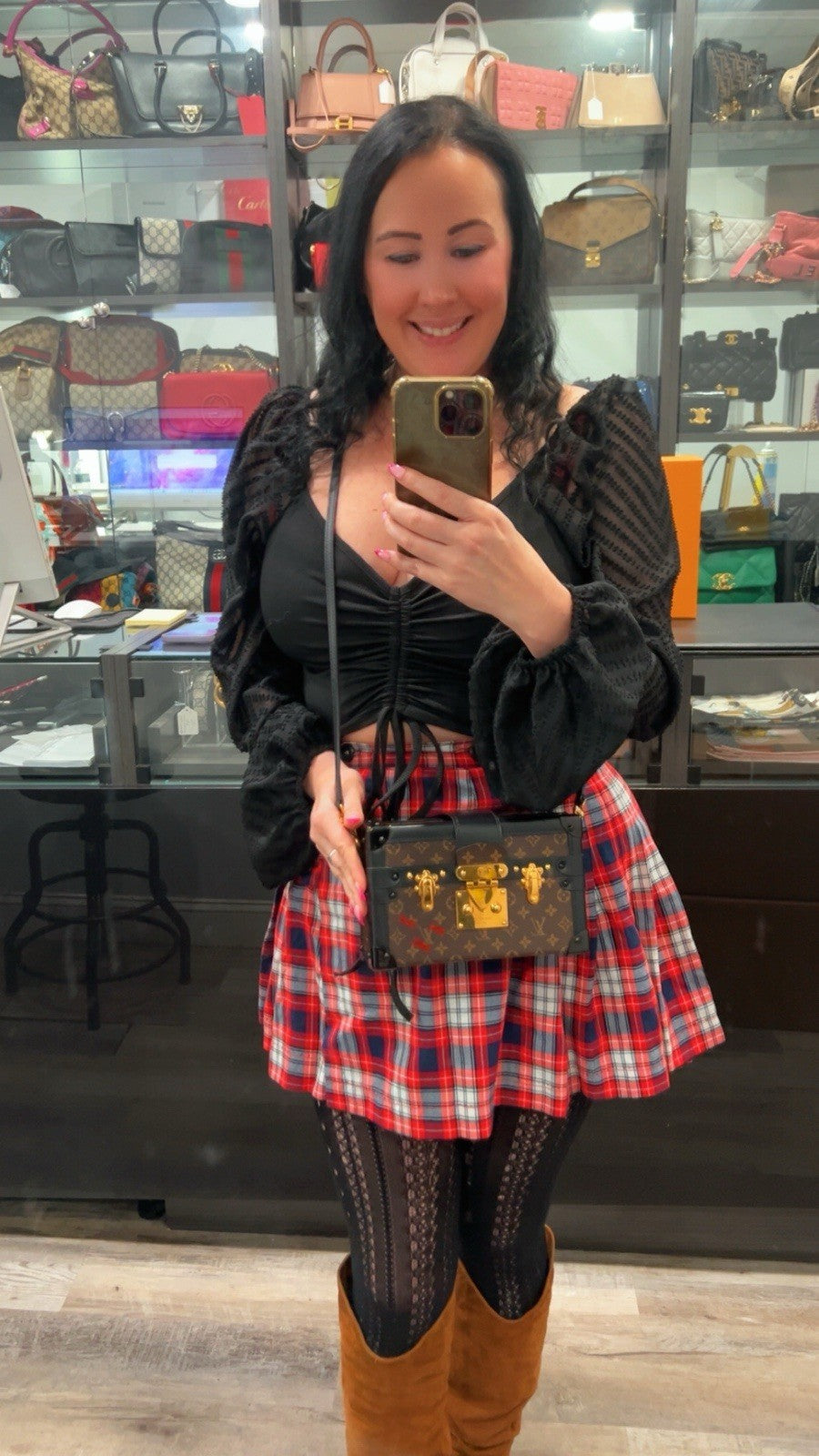 Louis Vuitton Petit Malle Souple Trunk Bag Box & Authenticity Retail $6400