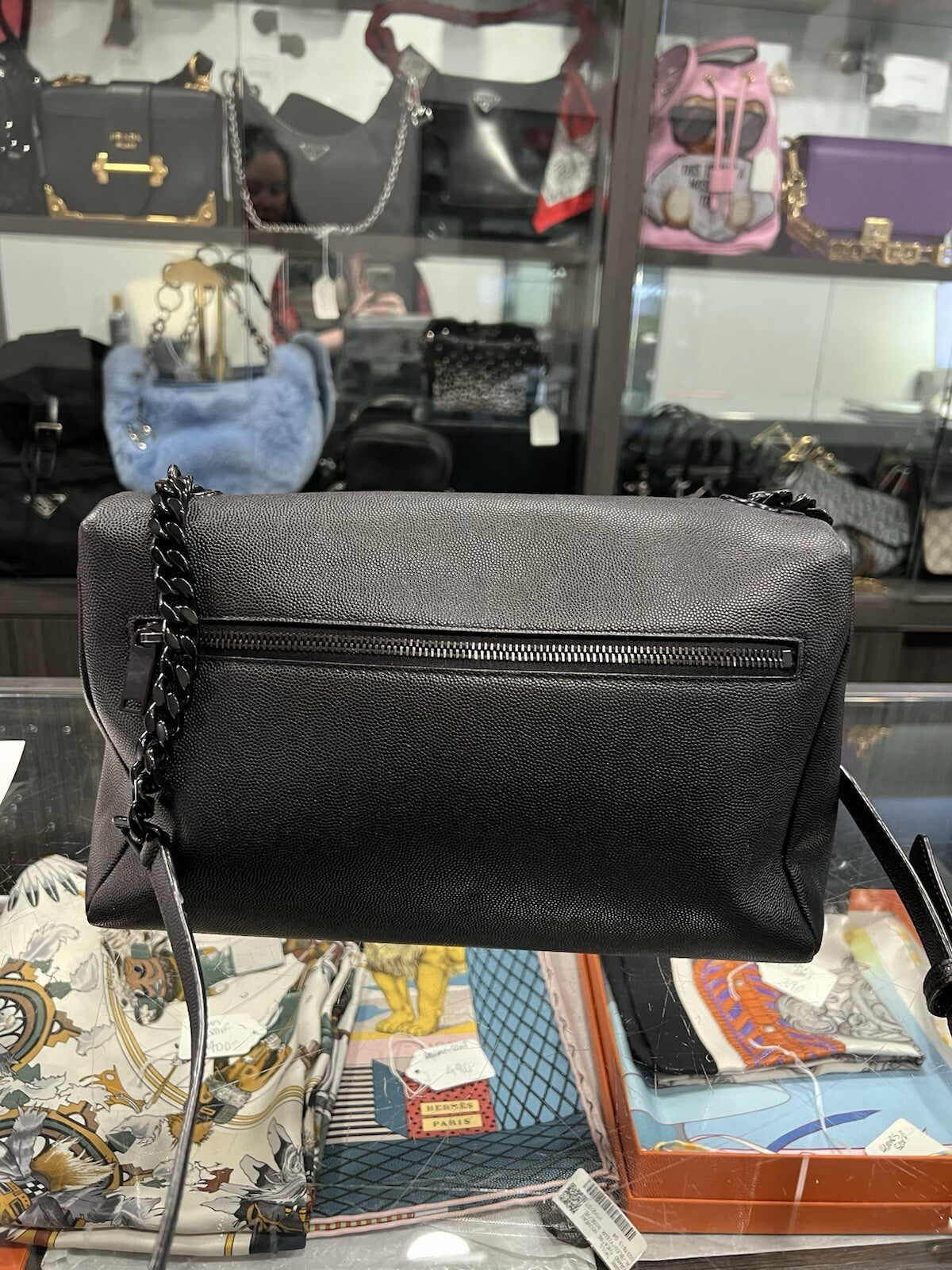 YSL Saint Lauent West Hollywood Flap Bag With Duster & Certificate