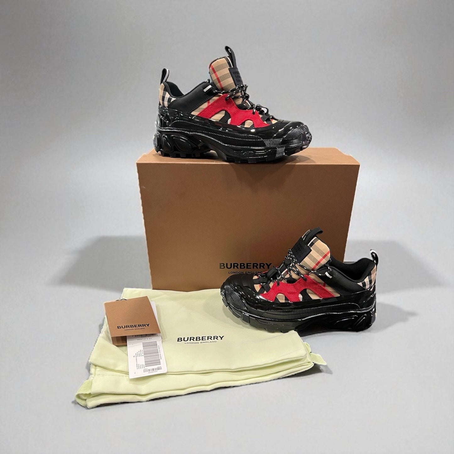 Burberry Vintage Check Chunky Sneakers Size 38/US8