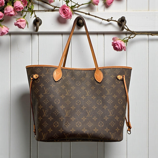 Louis Vuitton Monogram MM Neverfull With Certificate of Authenticity MSRP $2170