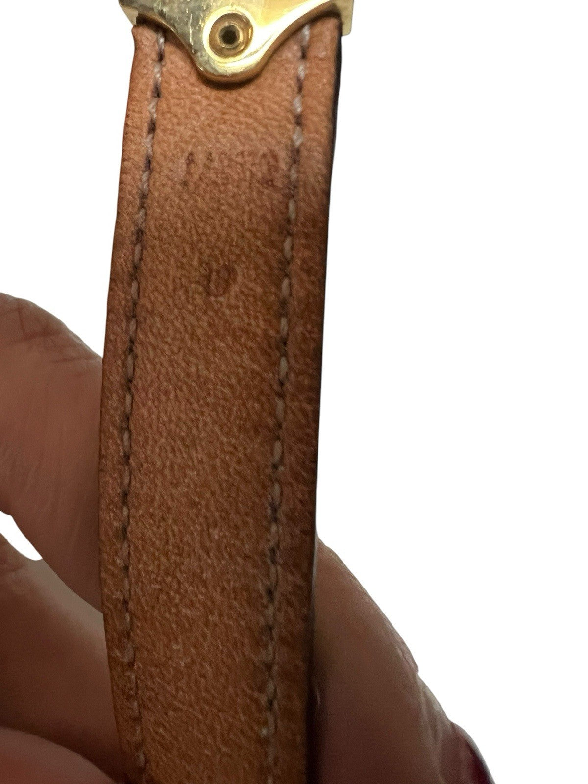 Louis Vuitton Nano Monogram Bracelet 17 Retail $315 6.75" AUTHENTIC