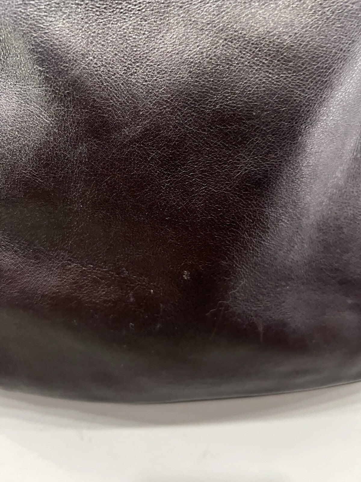 Gucci Leather Medium Britt Dark Brown Shoulder Bag With Authenticity